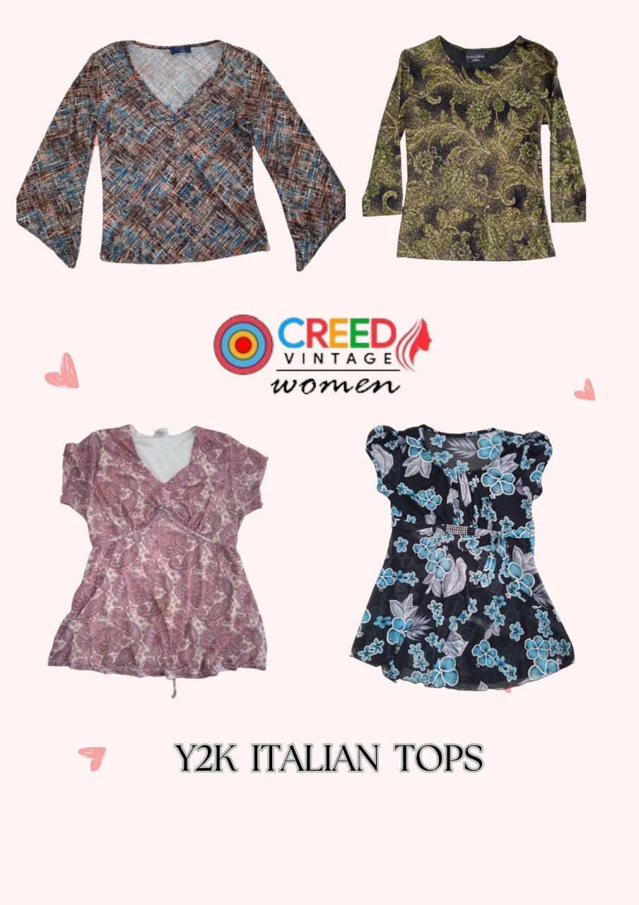 CR2836 Y2K Italian Tops - 10 Pcs