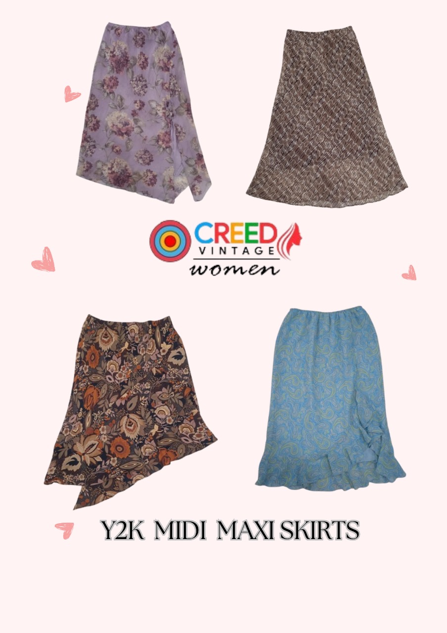 CR2837 Y2K Midi, Saias Maxi - 10 Peças