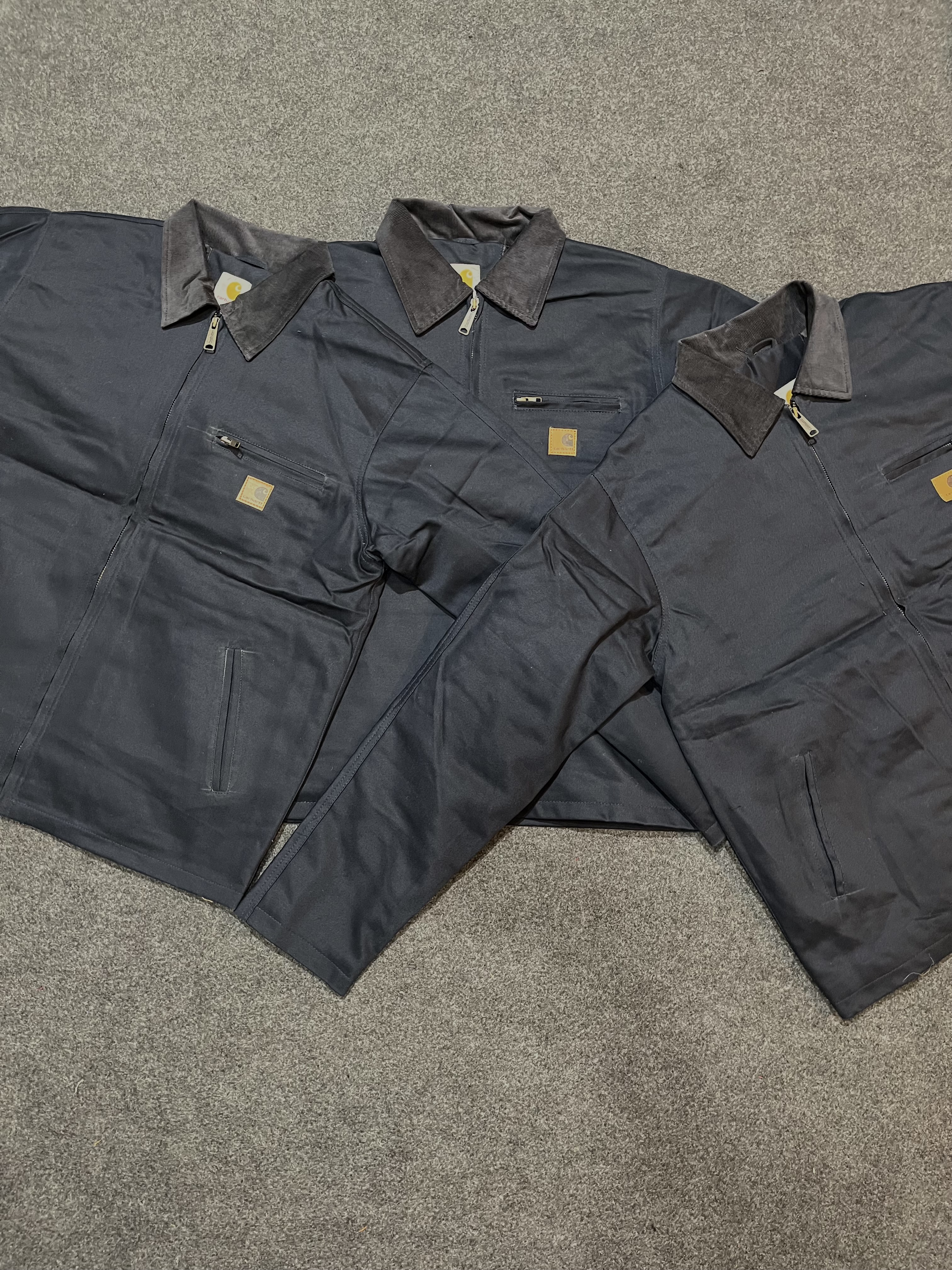 Carhartt Rework Style Navy Detroit Jacken MOQ-25