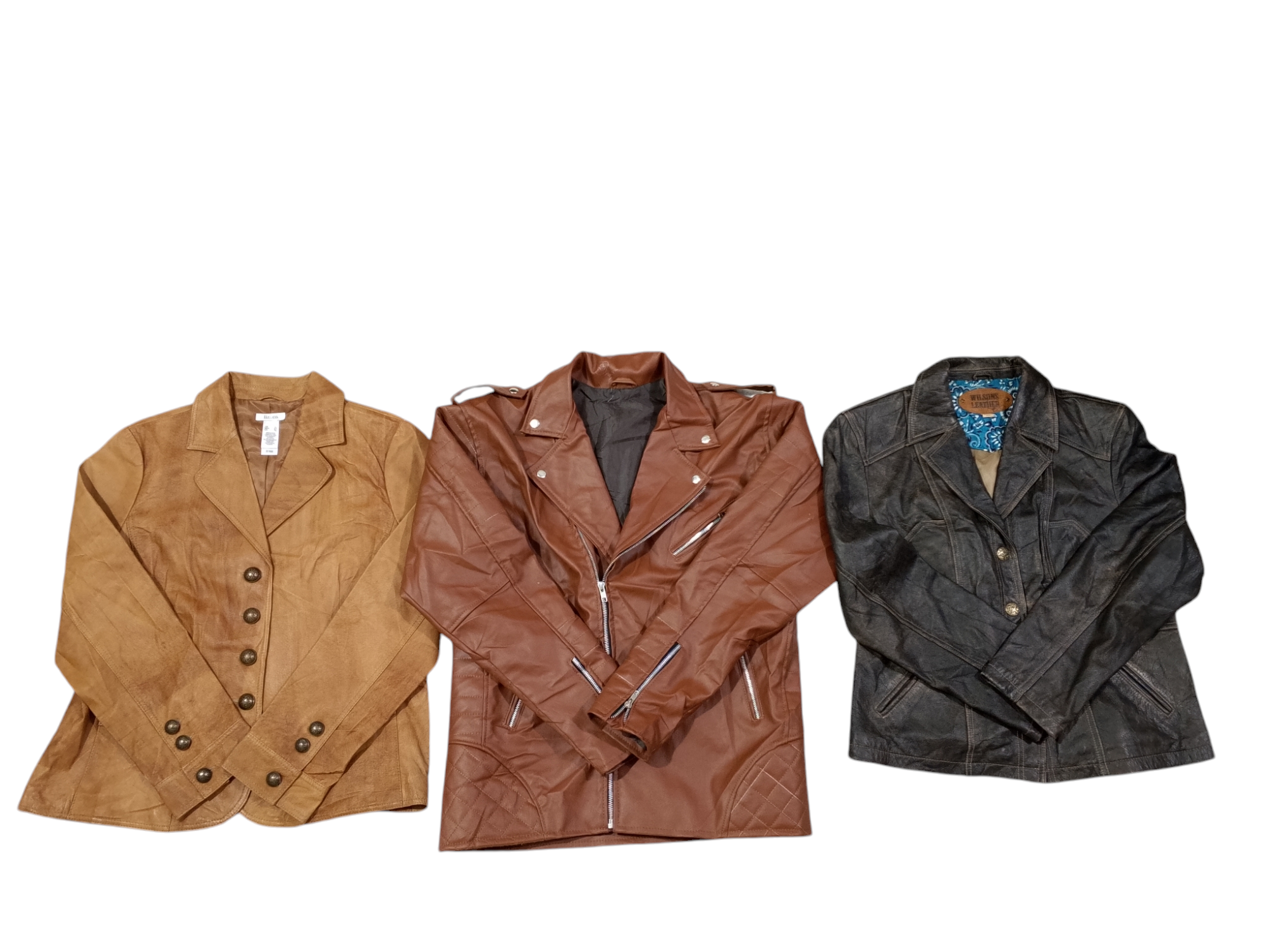 90s Leather Blazer Jackets - 10 pcs