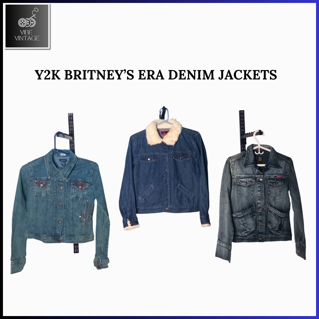 Y2K BRITNEY ERA DENIM JACKETS - 10 PCS