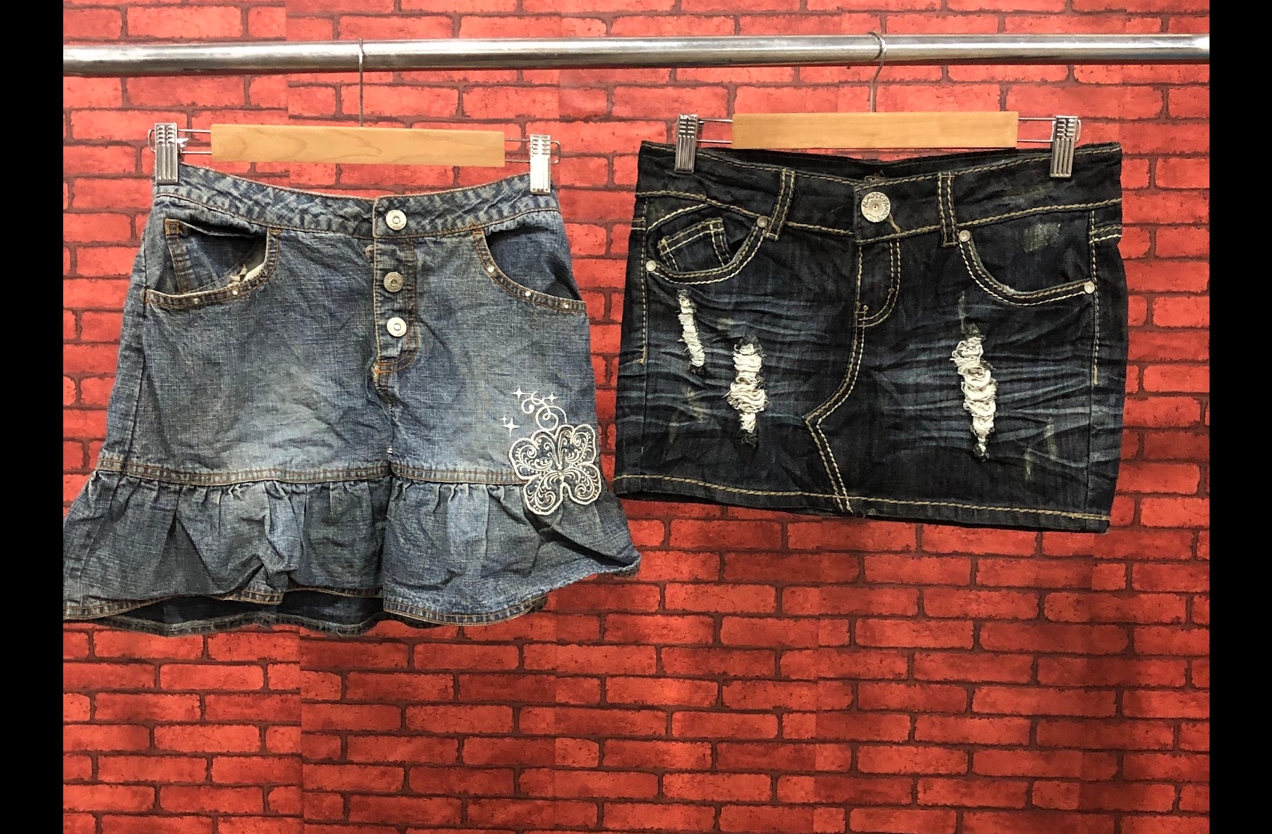 Y2k Denim mini skirts 10Pcs