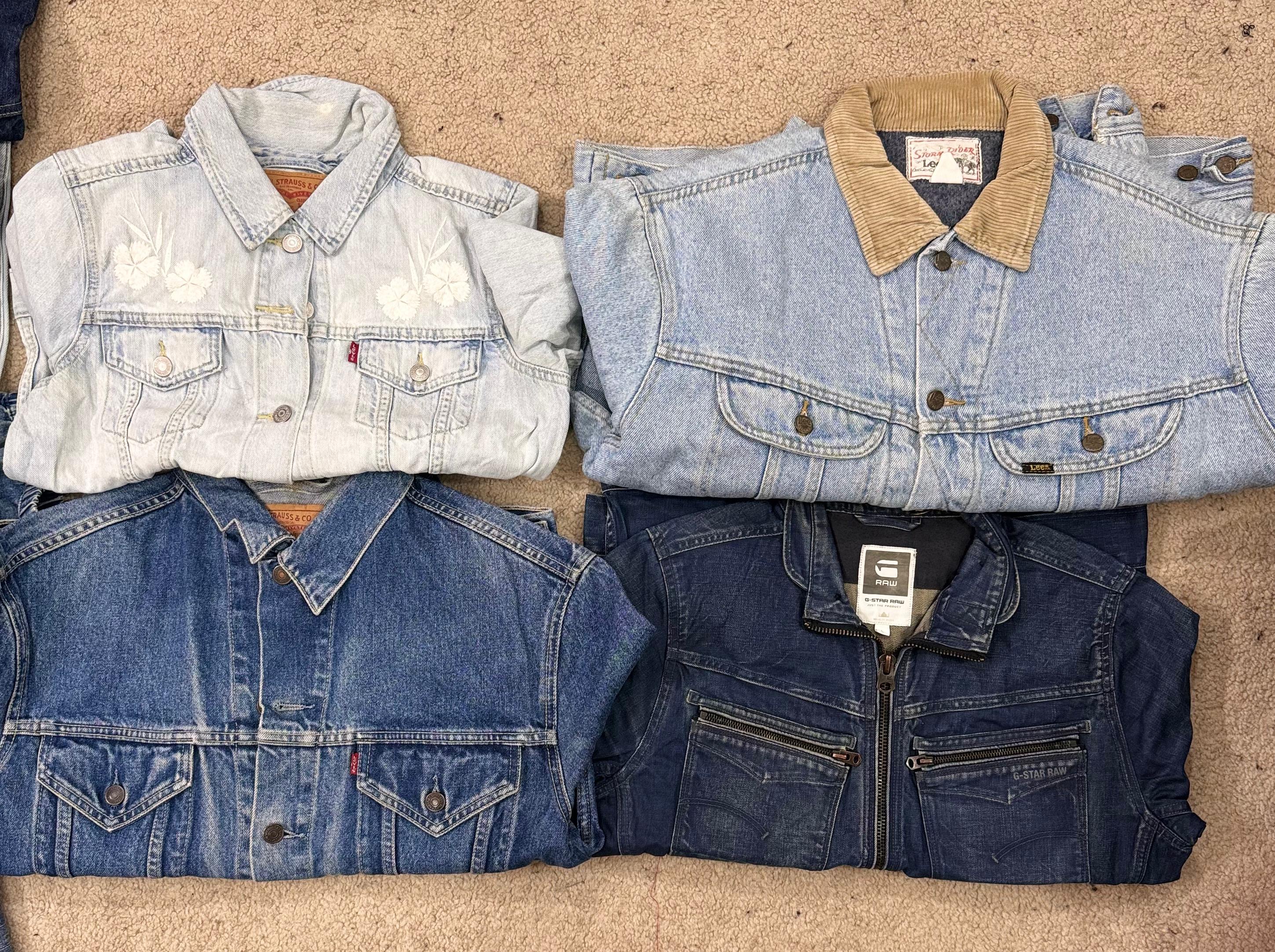 #VV274 Levi’s/Lee/G-Star Denim Jacket 5 PCs