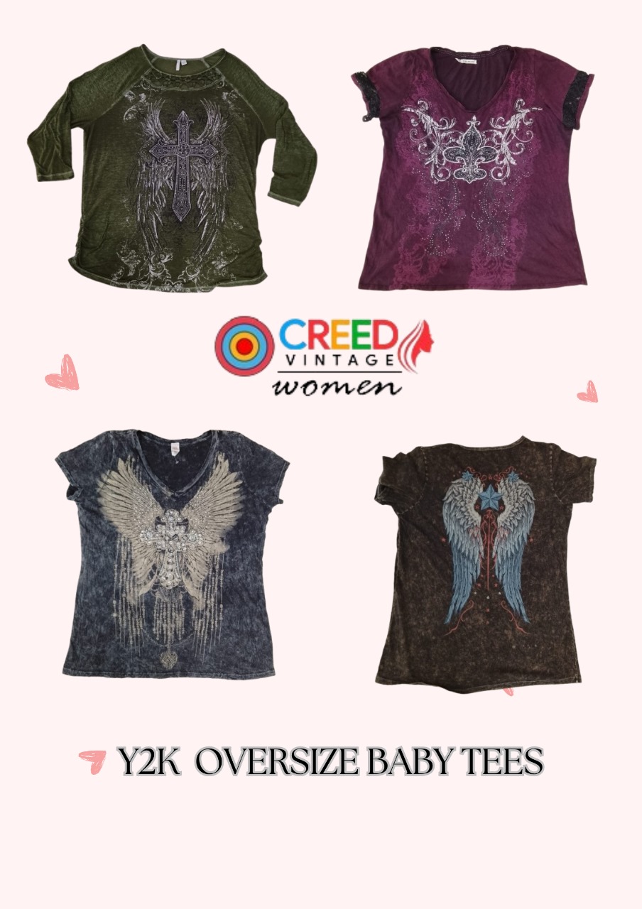 CR2860 Y2K Baby T-Shirts - 12 Stück