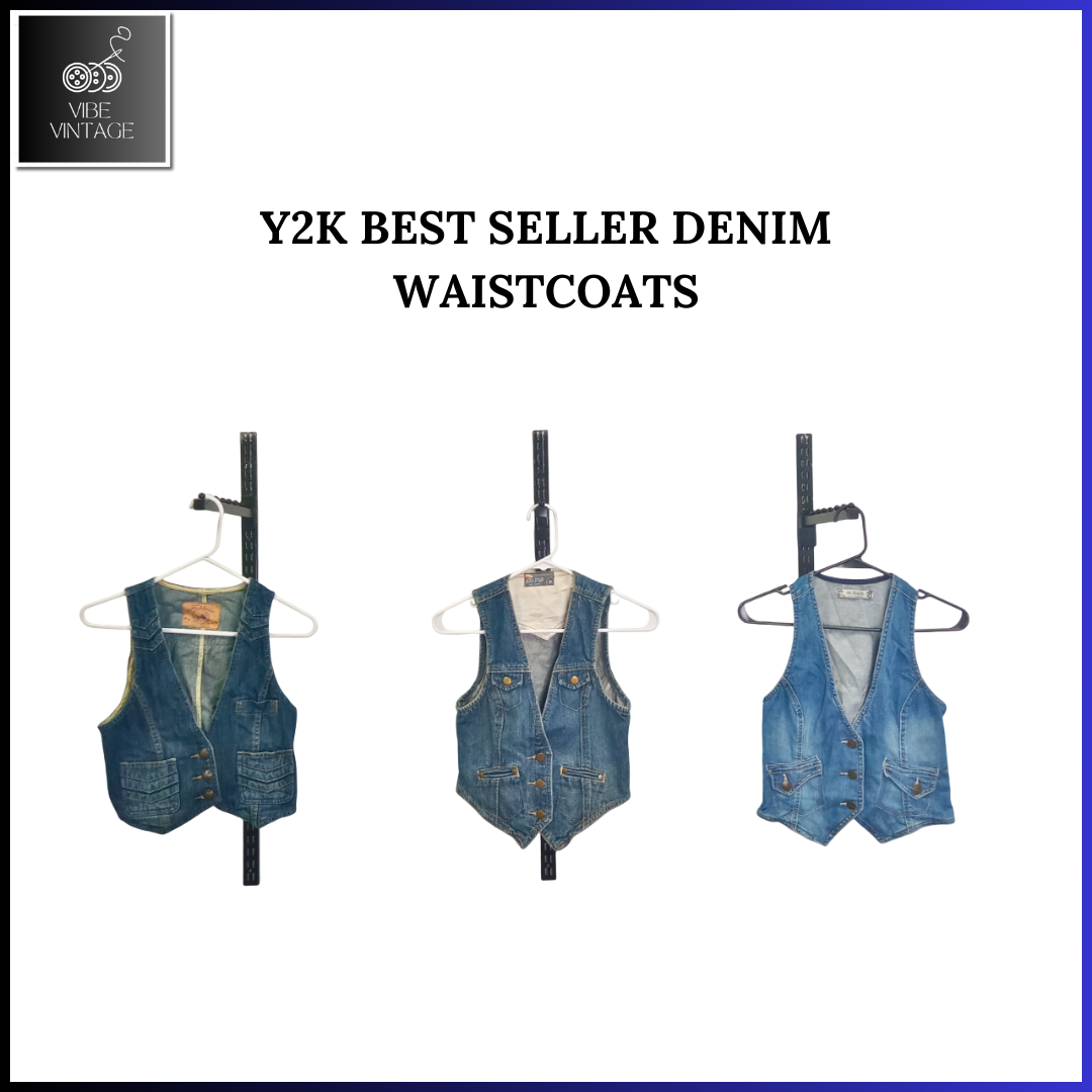 GILETS EN DENIM BEST SELLER Y2K - 08 PCS