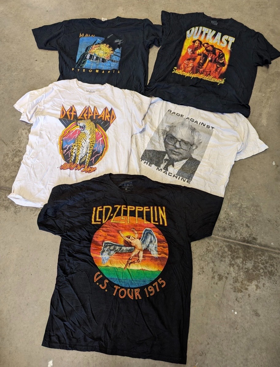 Camisetas de Banda Retrô