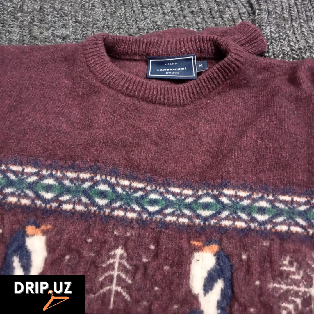 Pulls vintage de Noël - Laine/Cashmere - Fabriqué aux USA, Écosse, Norvège K2811/E10-3