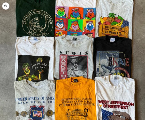 Single stitch T-shirts (60s-90s)