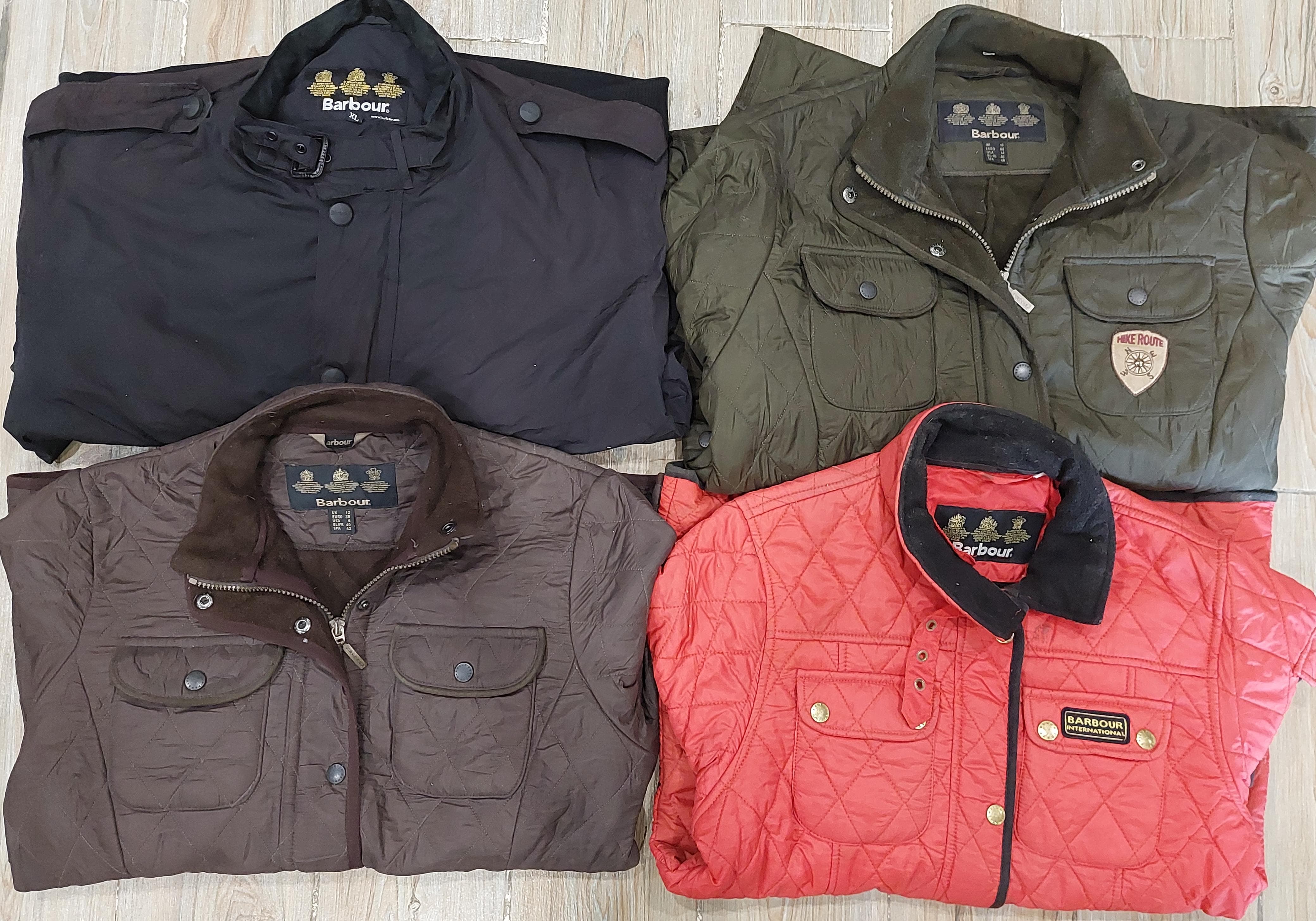 Branded Barbour Light Puffer Jackets - 11 Pieces