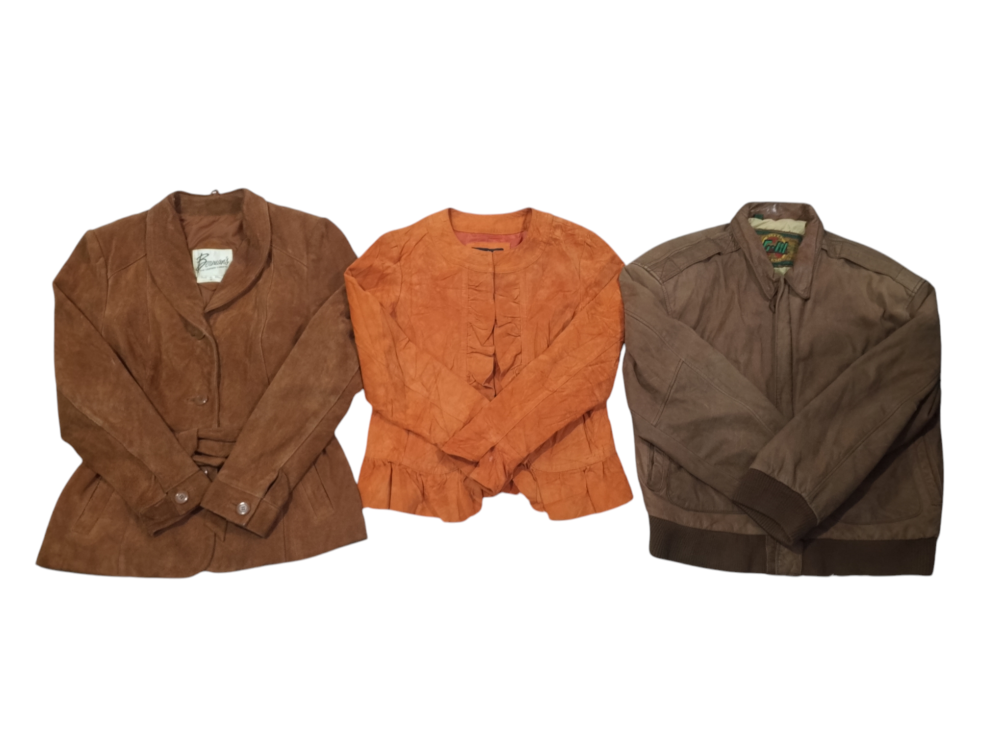 90s suede Mix jackets - 10 pcs