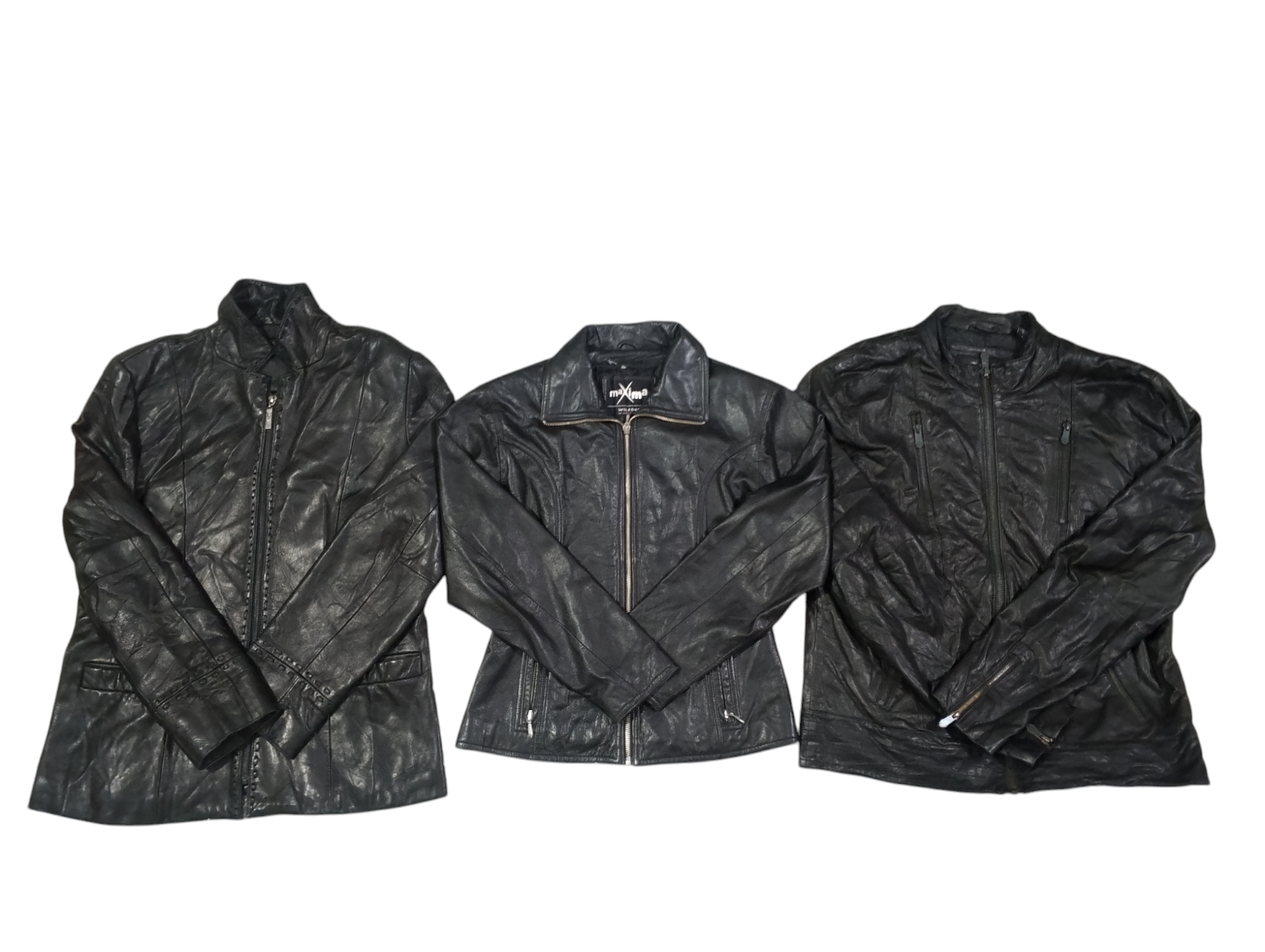 90s Leather structure Jackets - 10 pcs