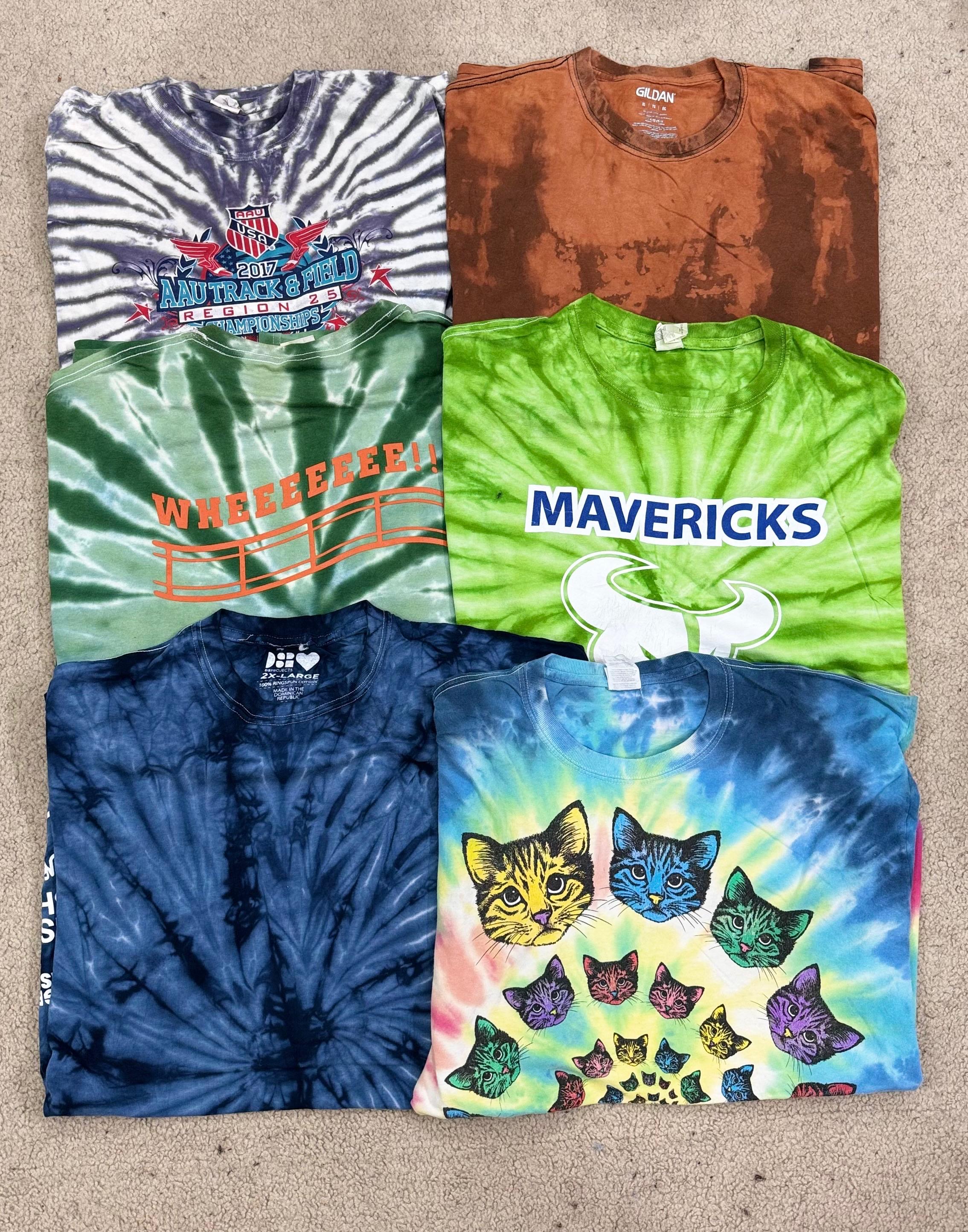 #VV279 Batik T-Shirts Mischmarke 20 Stück