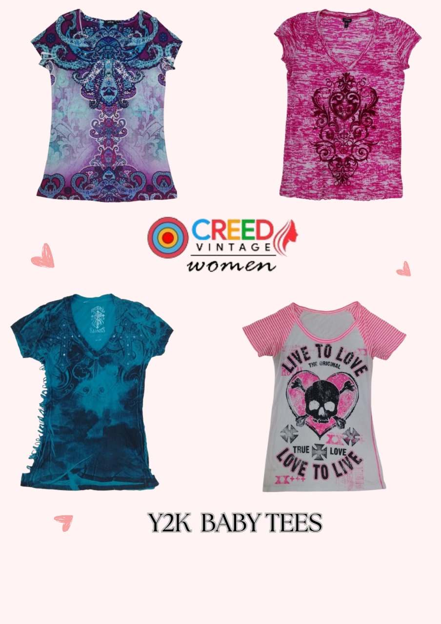 CR2891 T-shirts bébé Y2K - 25 pièces