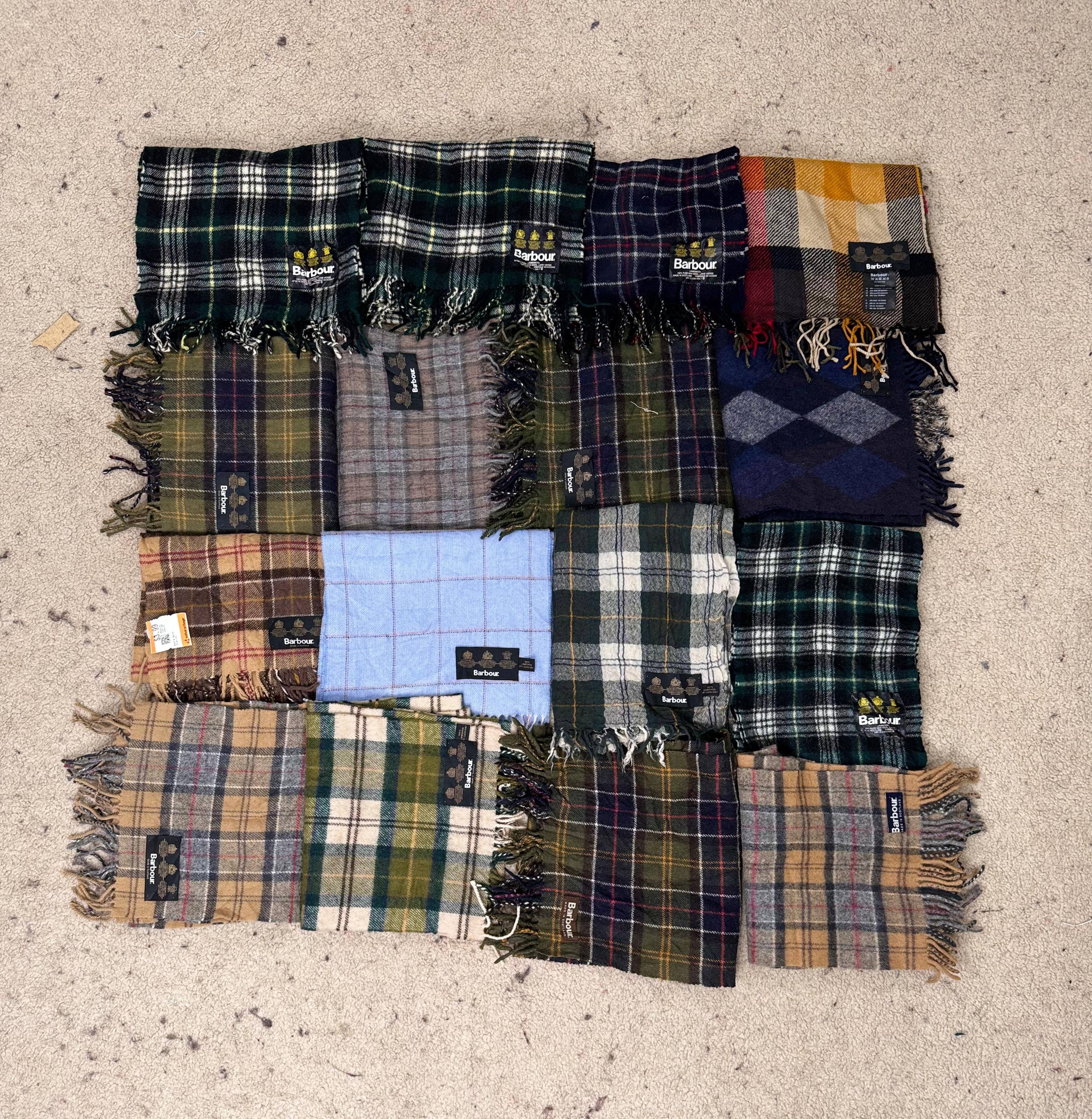 #VV335 Authentic Barbour Scarves  20PCs