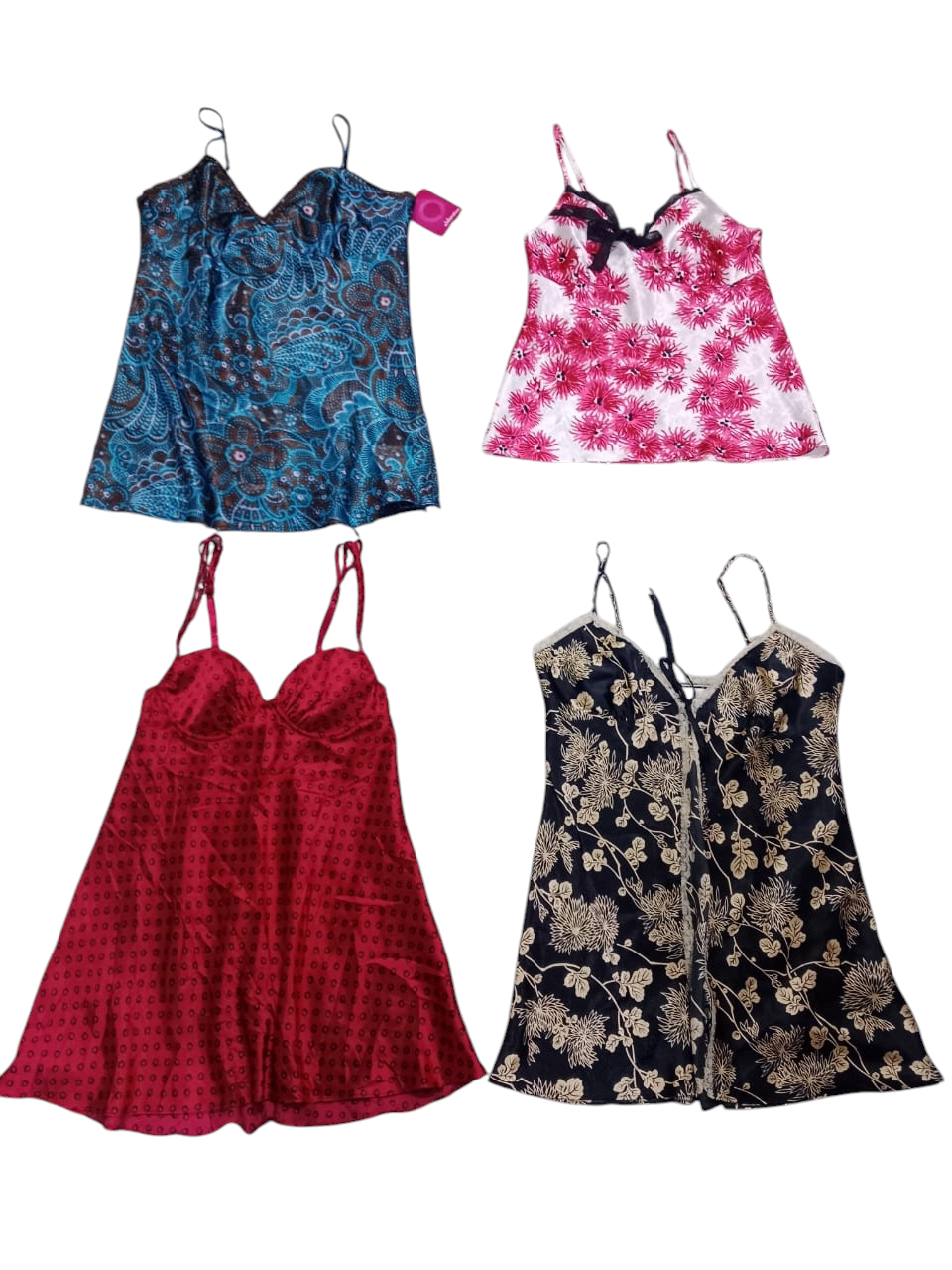 Y2K printed slip & tops - 20 pcs