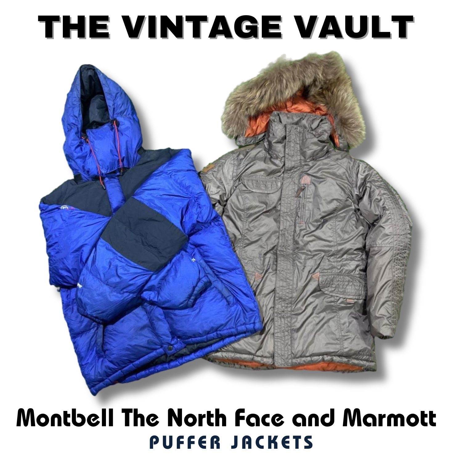 Montbell The North Face et Marmot Vestes Puffer - 25 pcs