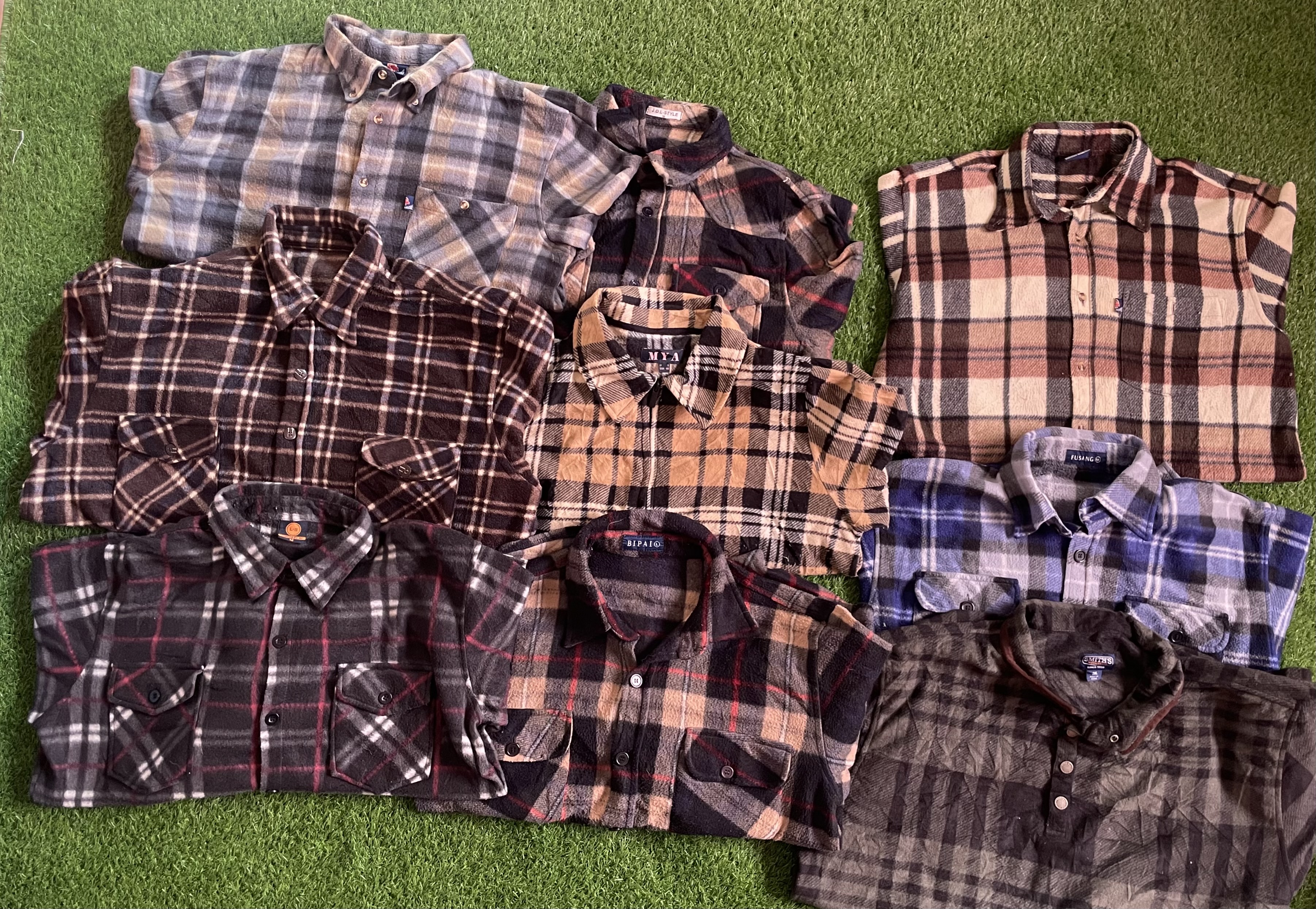 Chemises en flanelle 32 pcs