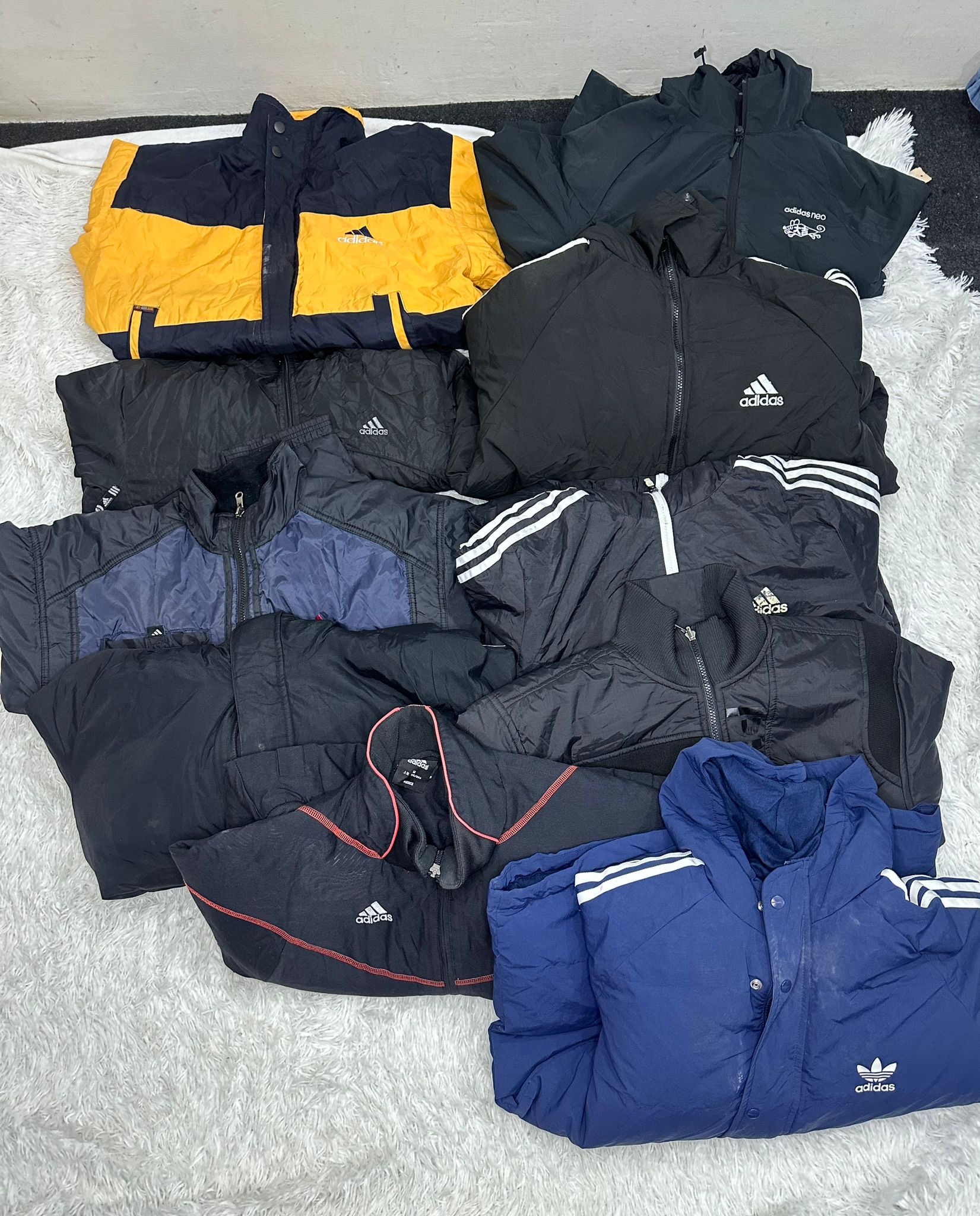 Adidas Puffer Jackets (10 Pcs)