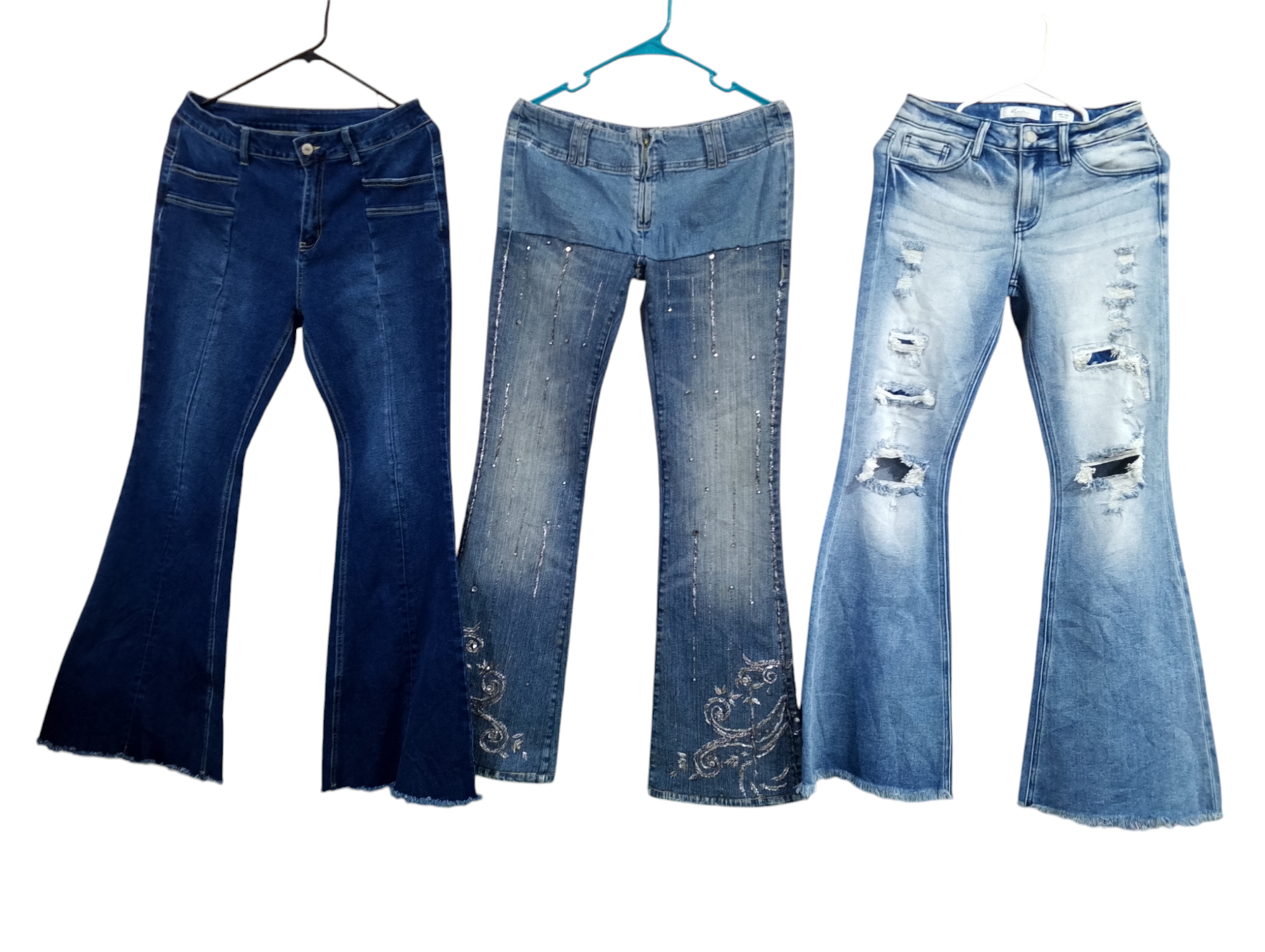 Y2k flare leg bestseller jeans - 10 pcs