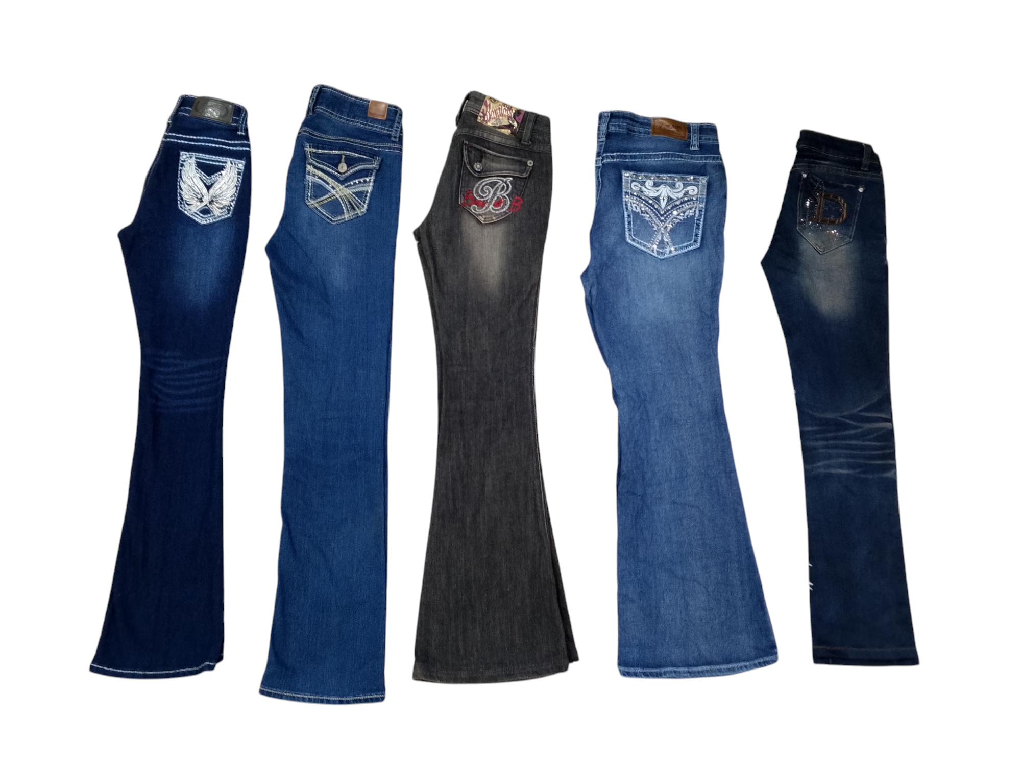 Y2k light stone bestseller jeans - 10 Pcs