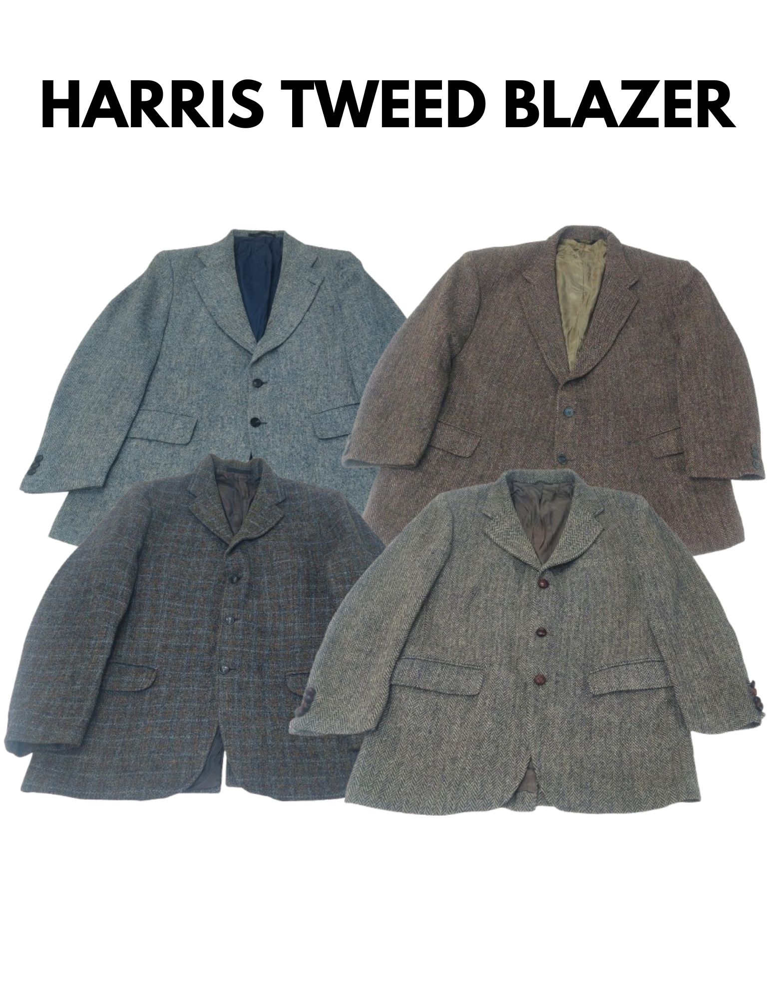 Harris Tweed Blazers Jacket