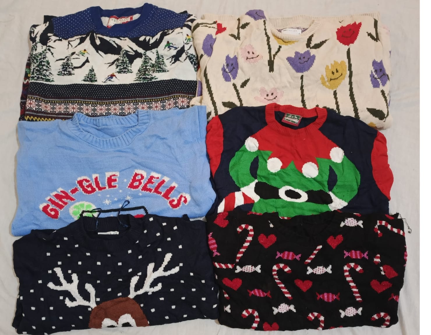 Suéteres de Natal 35 Pcs