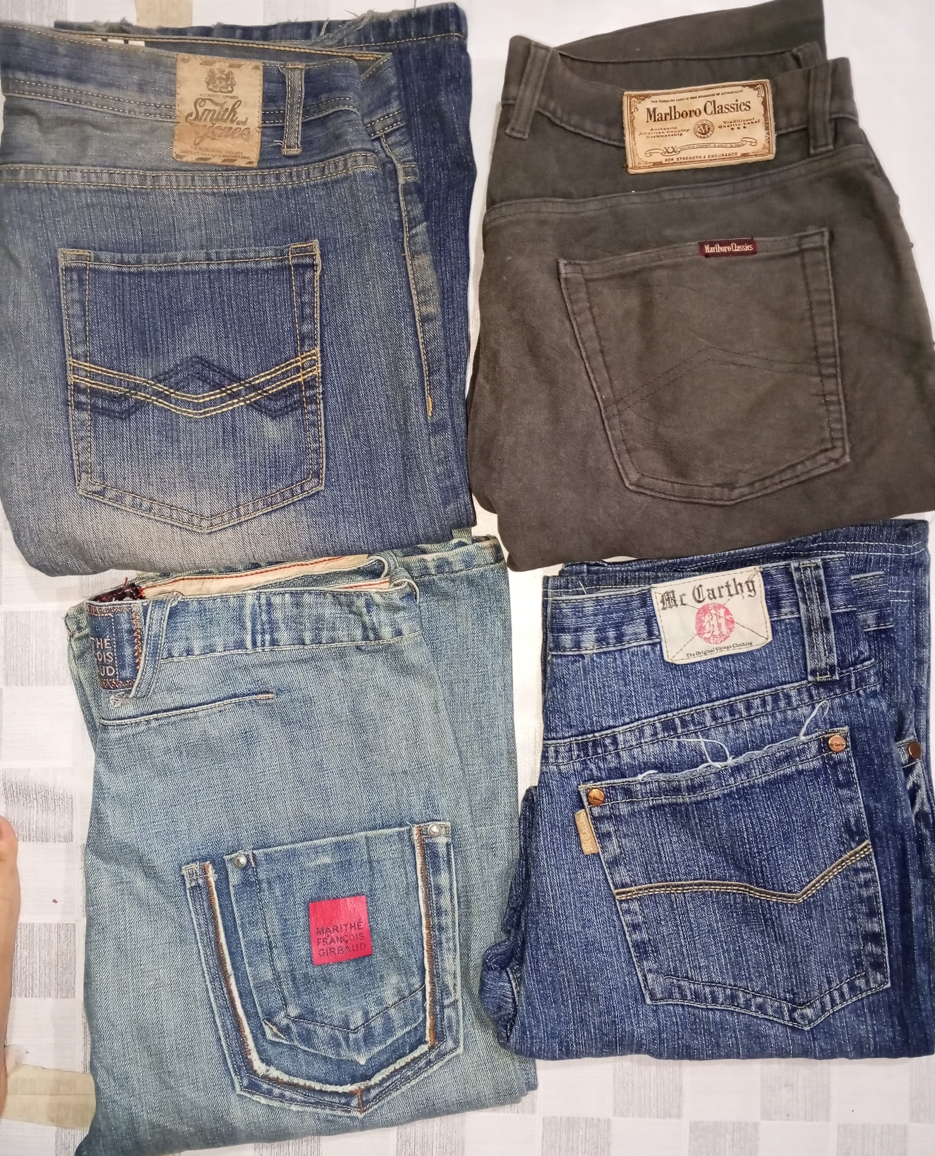 S.NO 88 MARLBORO AND OTHER MIX BRAND BAGGY JEANS  16