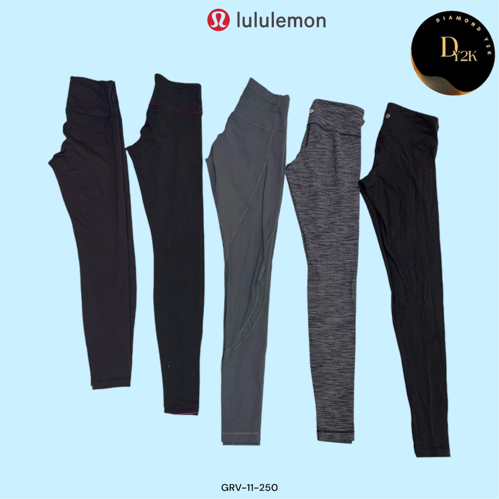 Lululemon Black Onyx Performance Leggings (GRV-11-250)