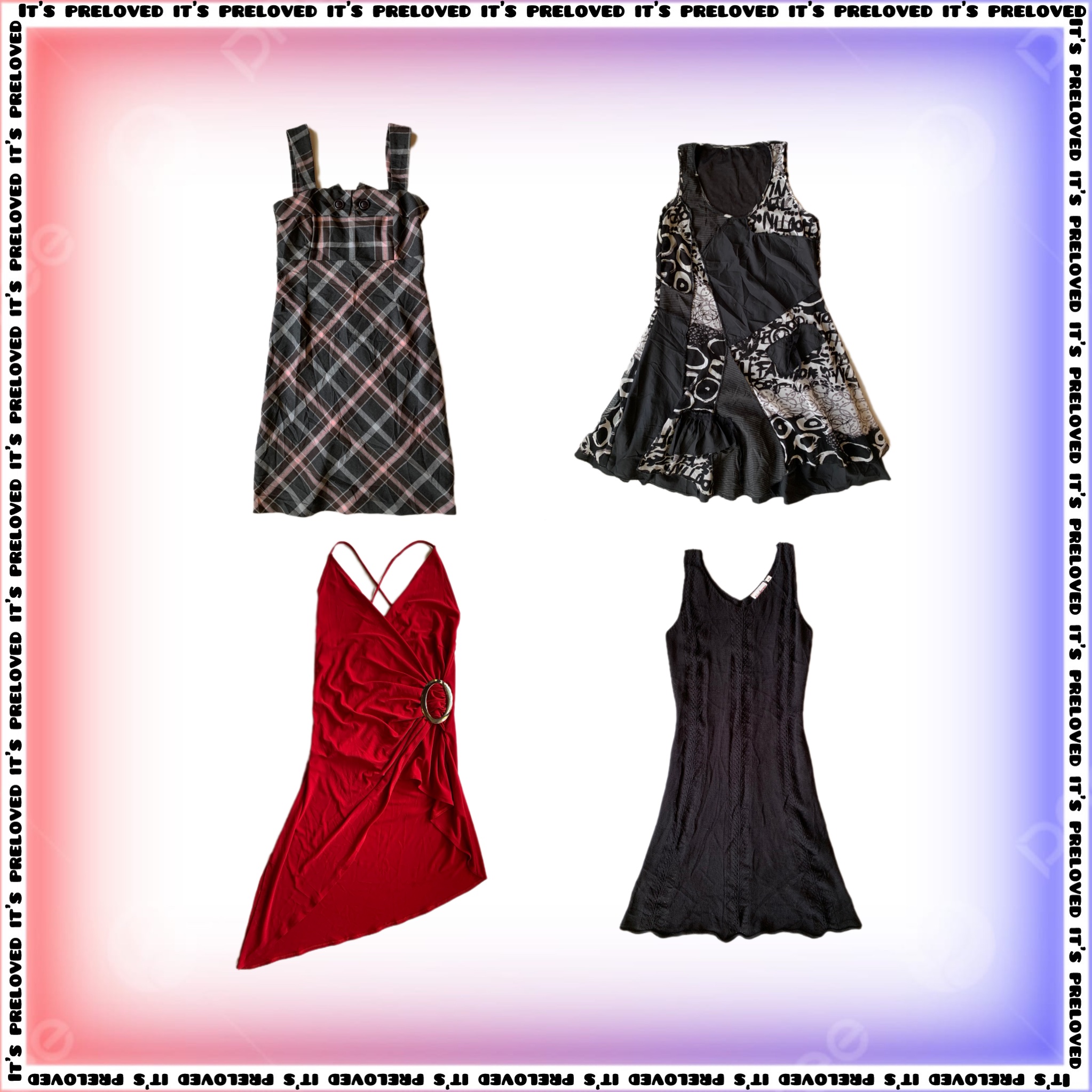 Grunge Y2K Style Dresses (SS-890)