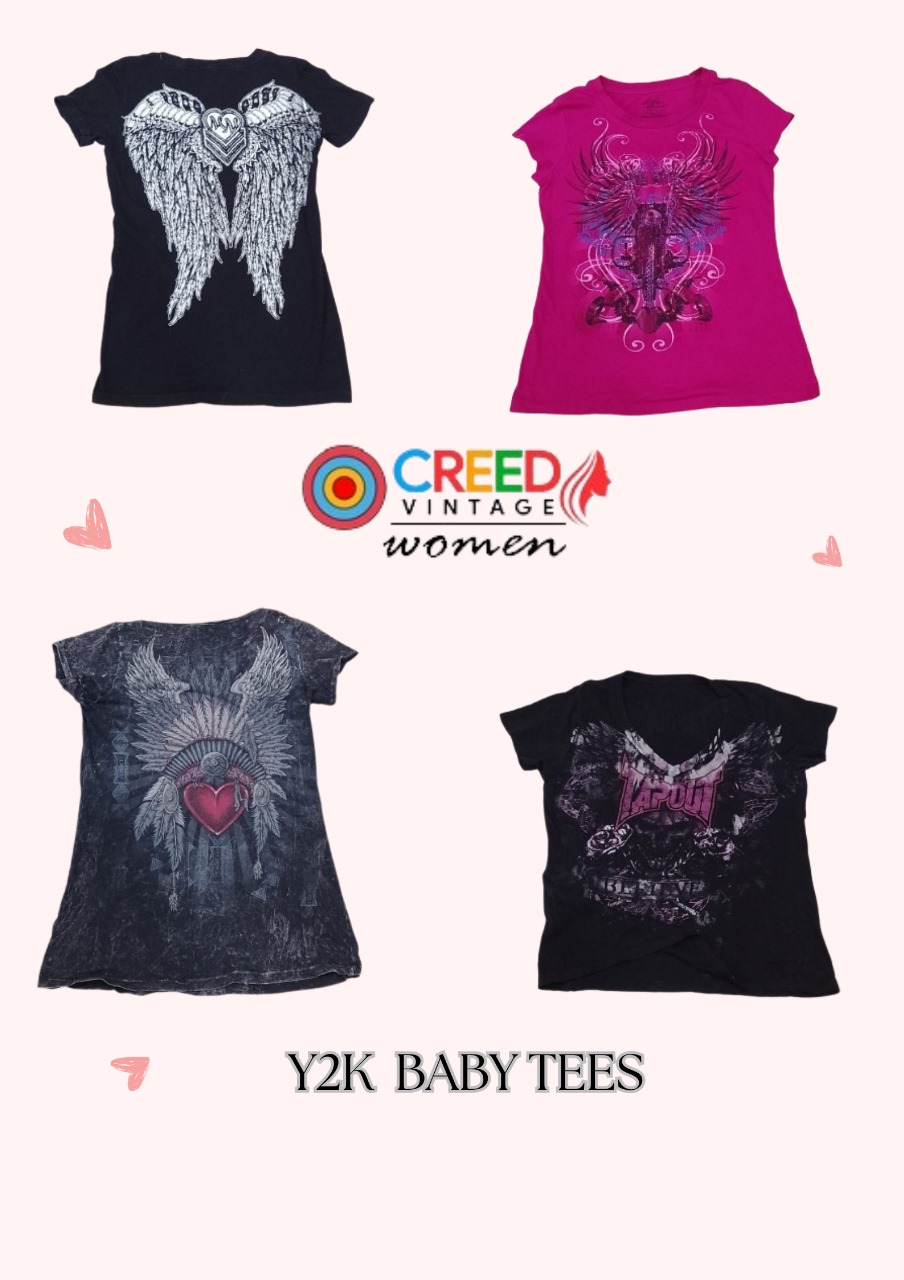 CR2930 Y2K Baby Tees - 20 Pcs