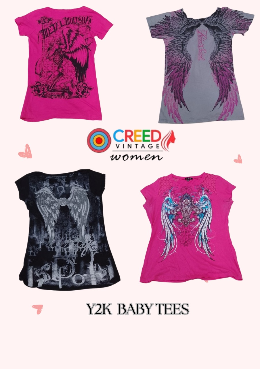 CR2933 Y2K Baby Tees - 20 Pcs