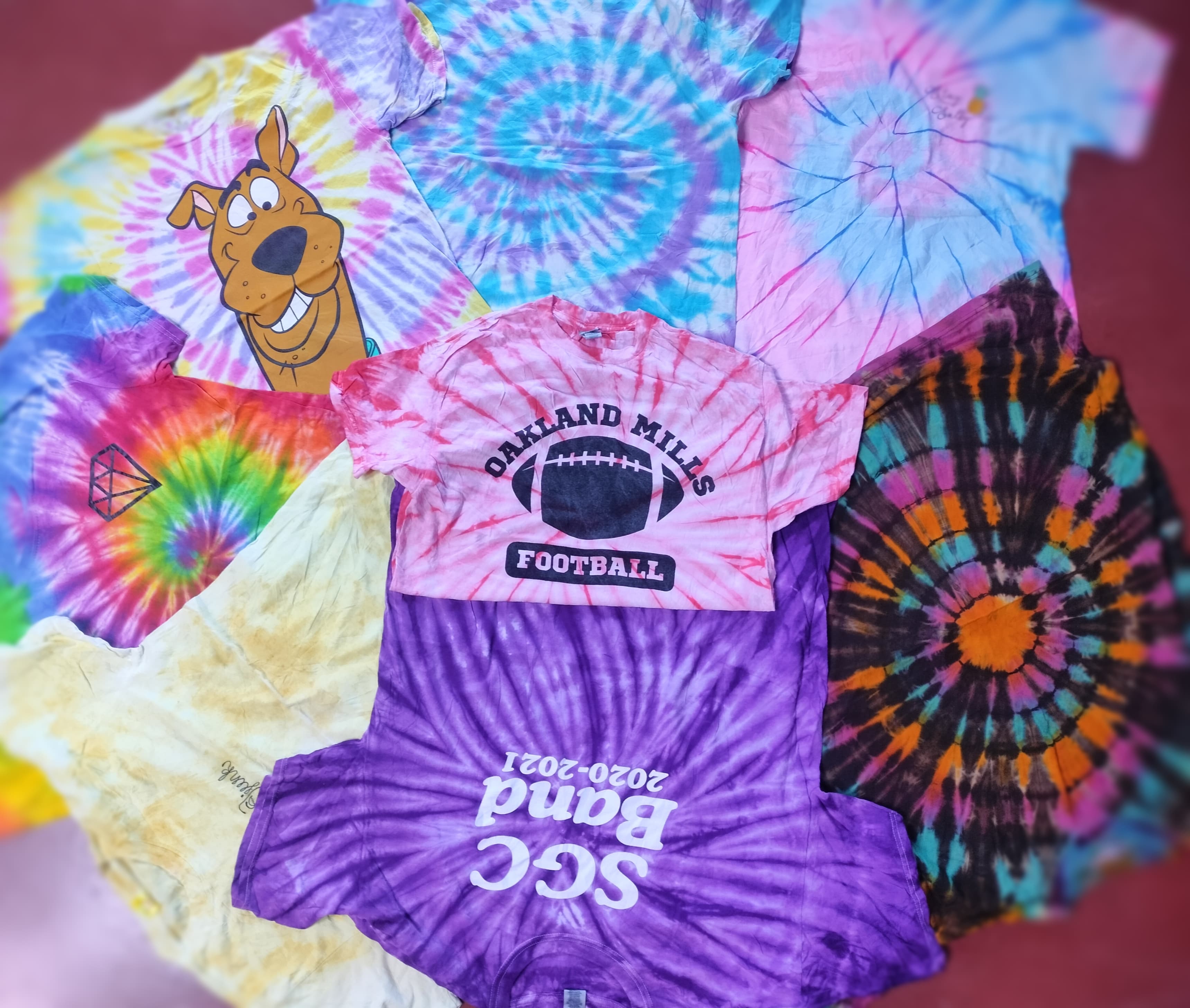 Tie dye tshirts