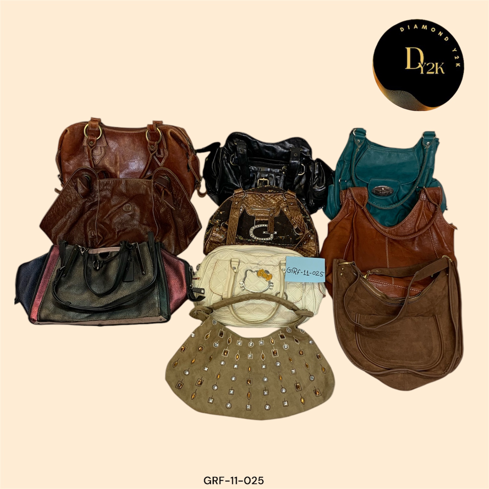 Collection de sacs Luxe Coach et Vintage Y2K (GRF-11-025)