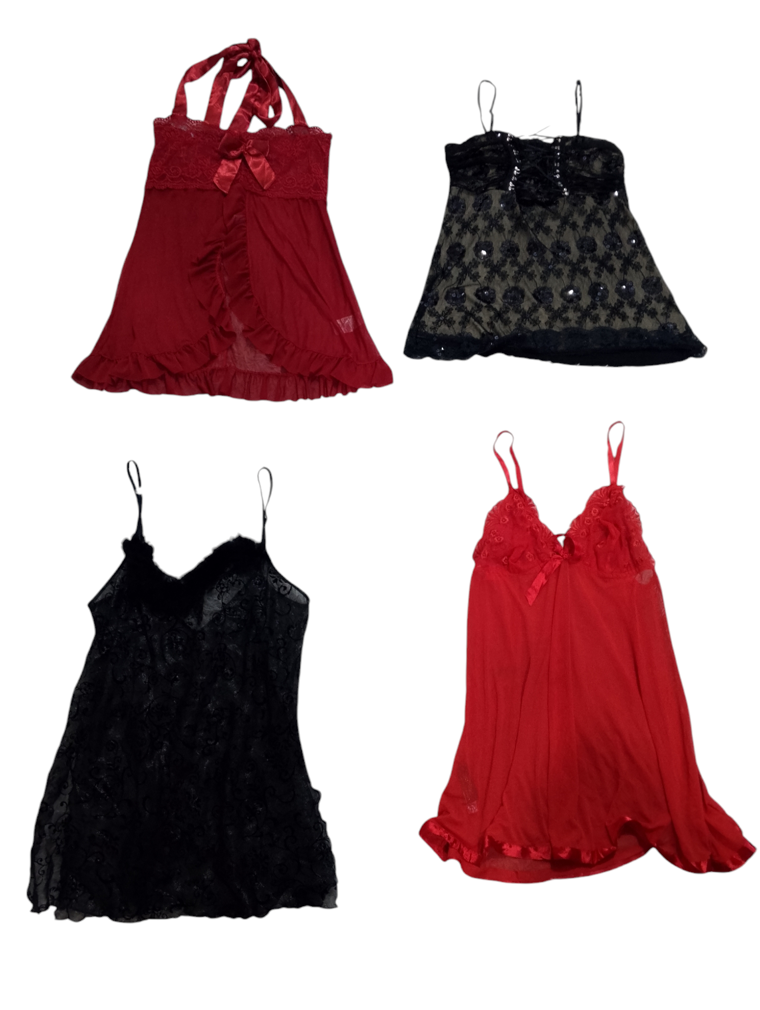 Romantic lace & mesh dresses - 18 pcs - dec4/24