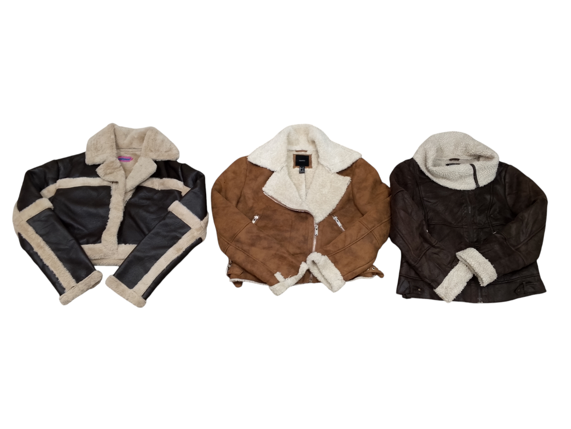 Y2K Manteaux Afghans en Shearling d'Hiver - 9 pcs - déc4/24