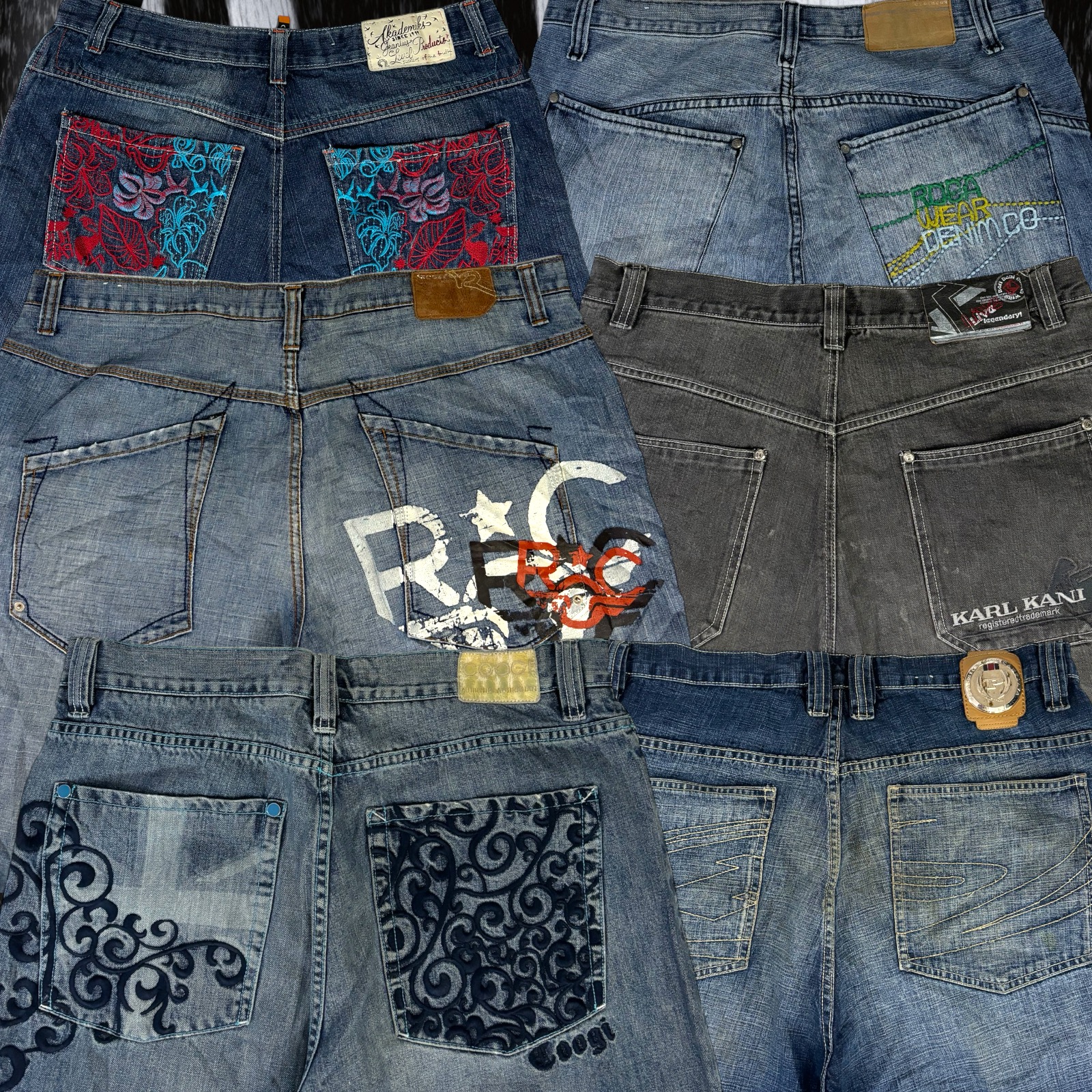 Y2k Hip Hop Baagy Jeans 20 pcs (B55)