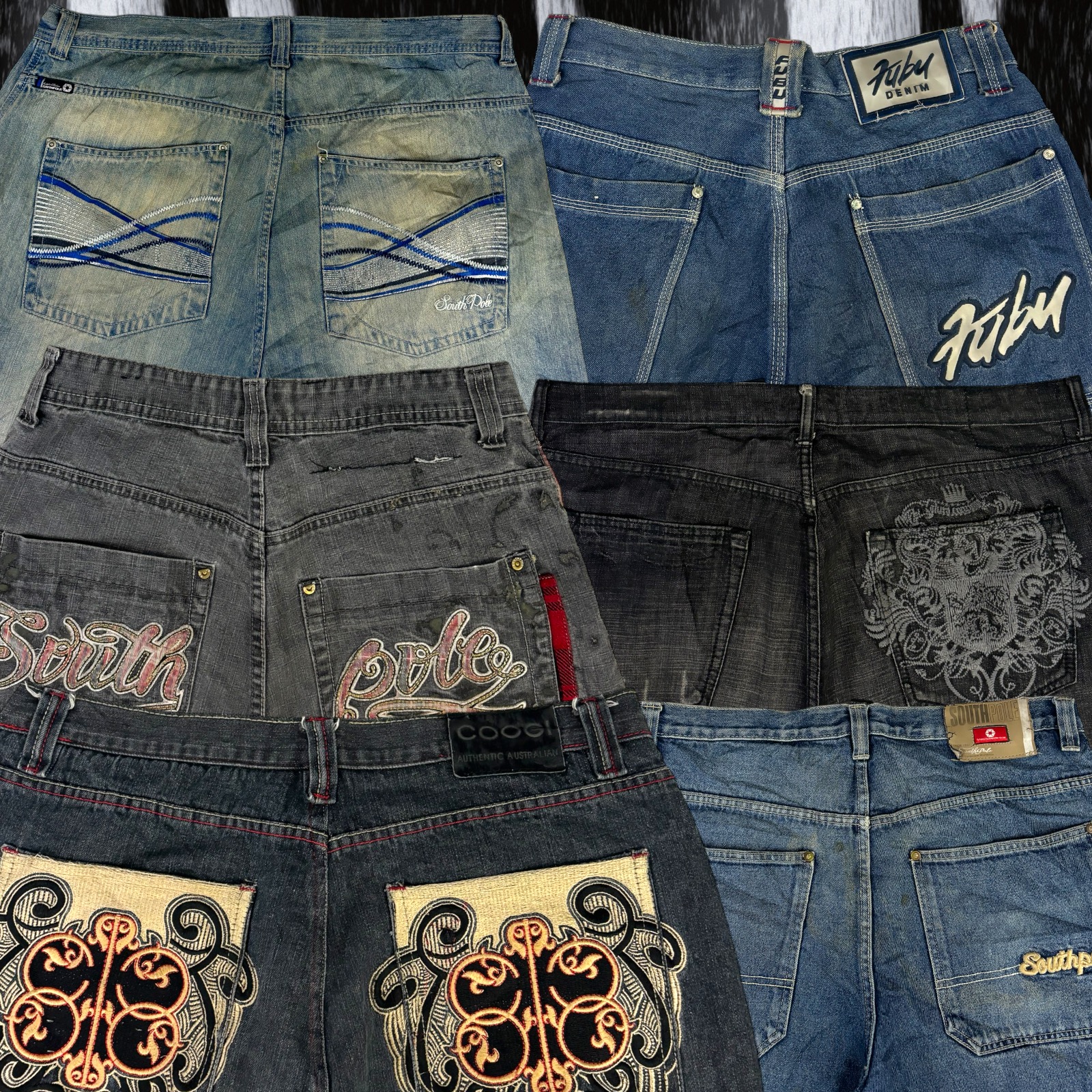 Jeans Baagy Y2K Hip Hop 20 Pcs (B52)