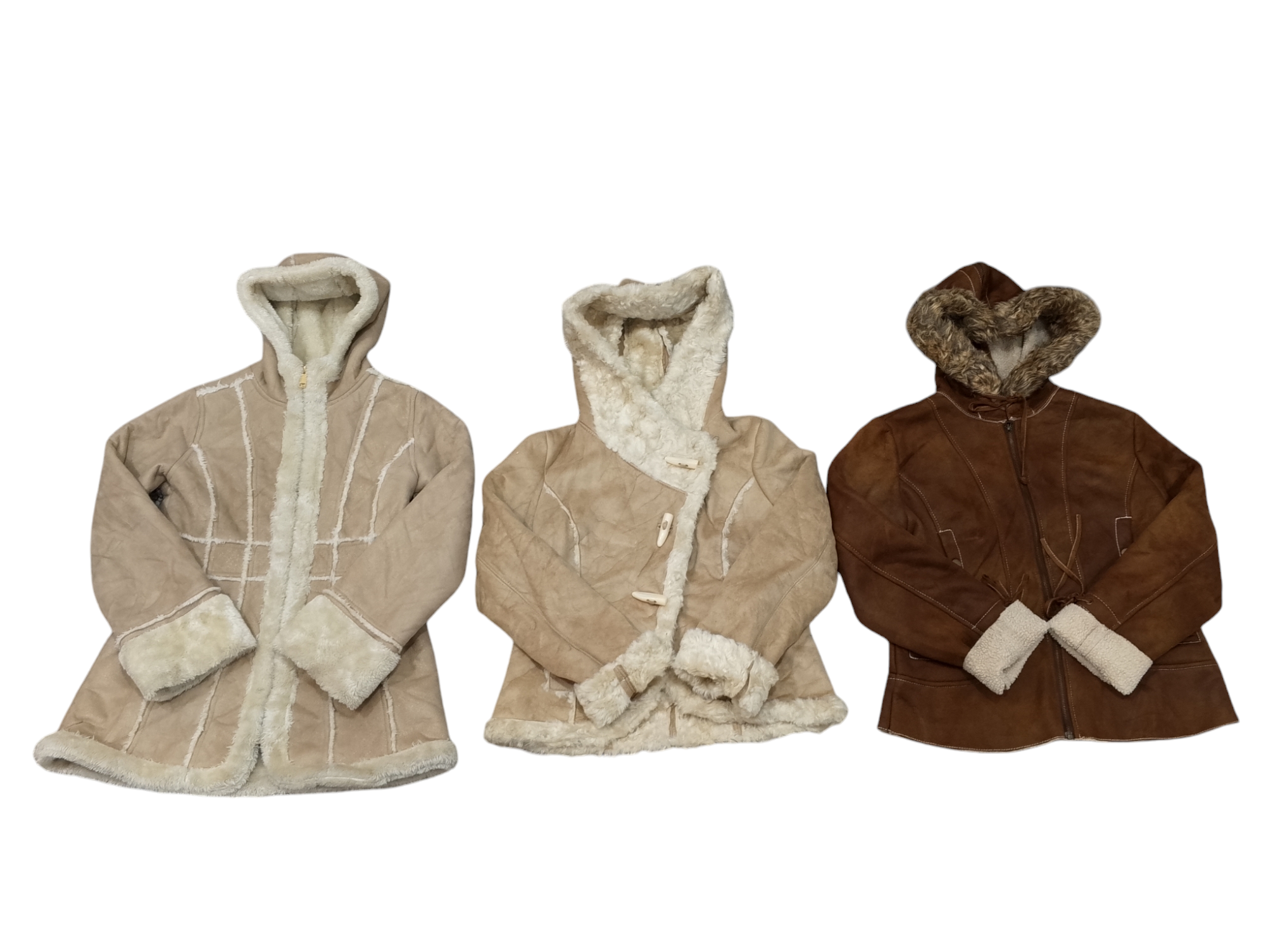 Shearling & Afghan Coats mix - 9 pcs - dec4/24