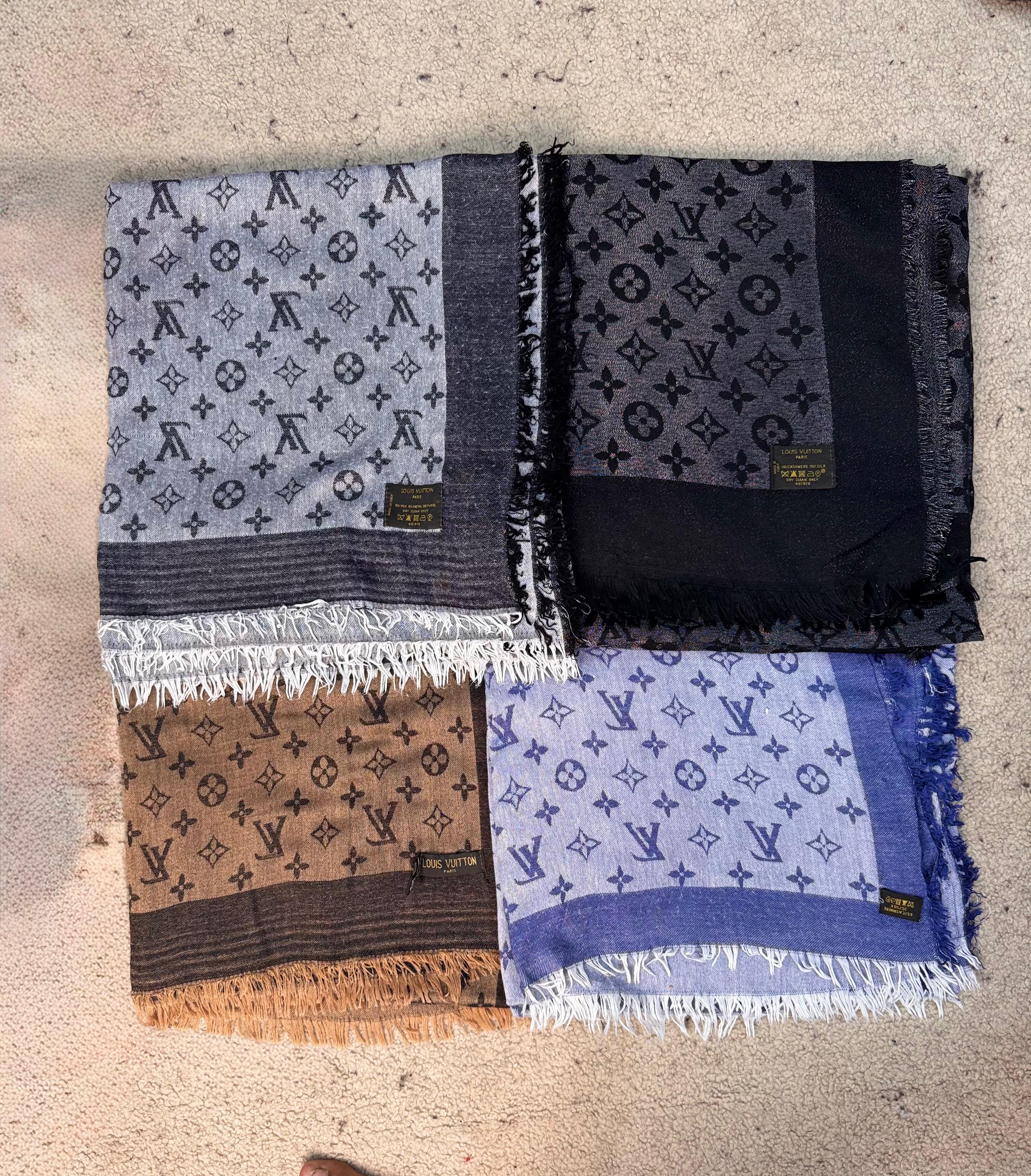 #VV385 LV Luxury Shawls 10 PCs