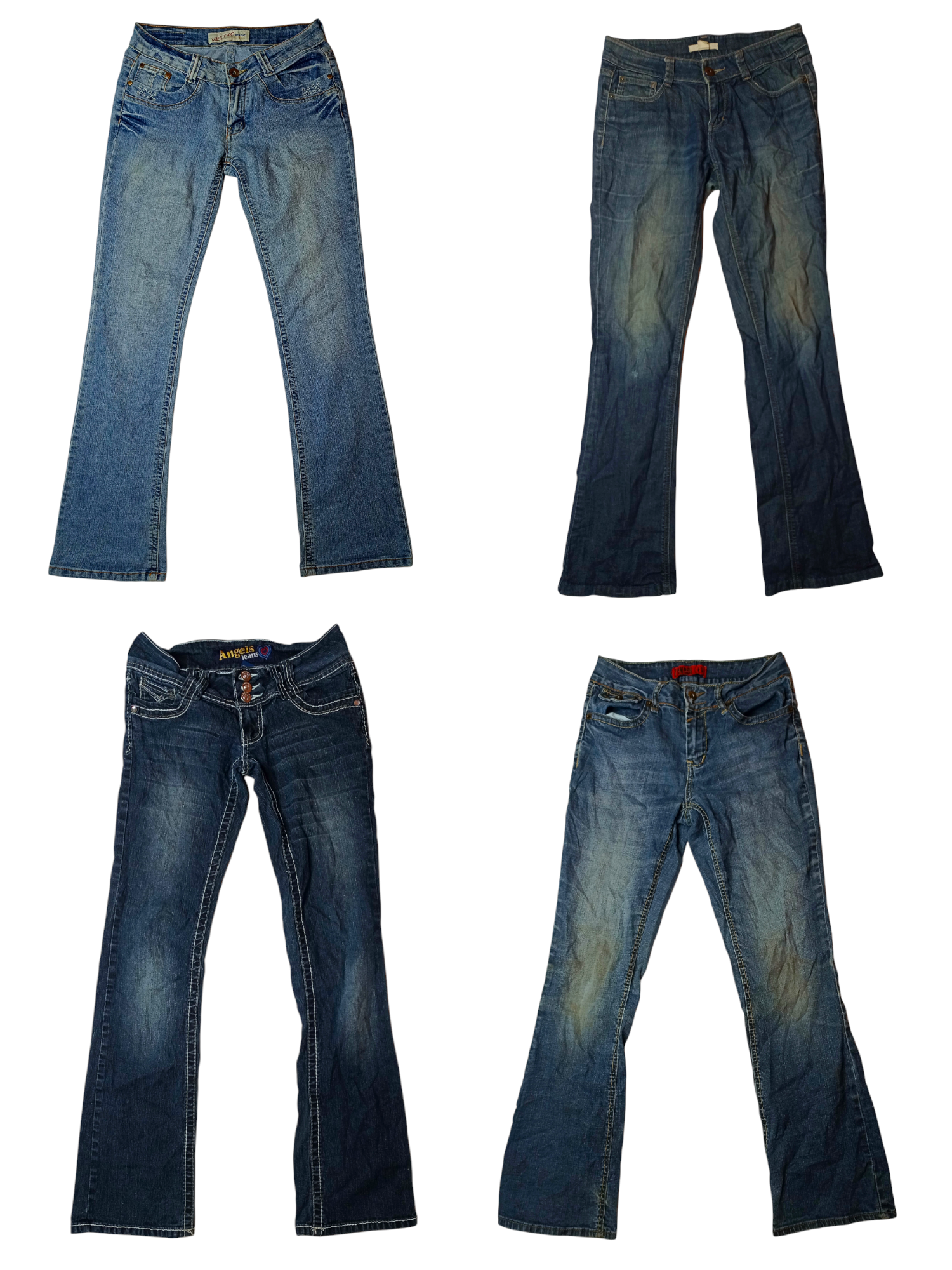 Y2K Flared Unique Jeans (Ts-163)