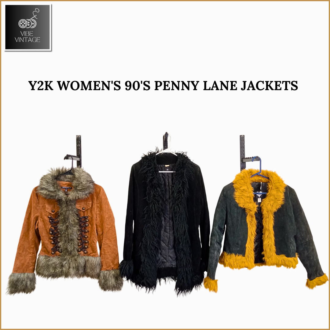 Y2K WOMEN'S 90'S PENNY LANE JACKETS - 10 PCS