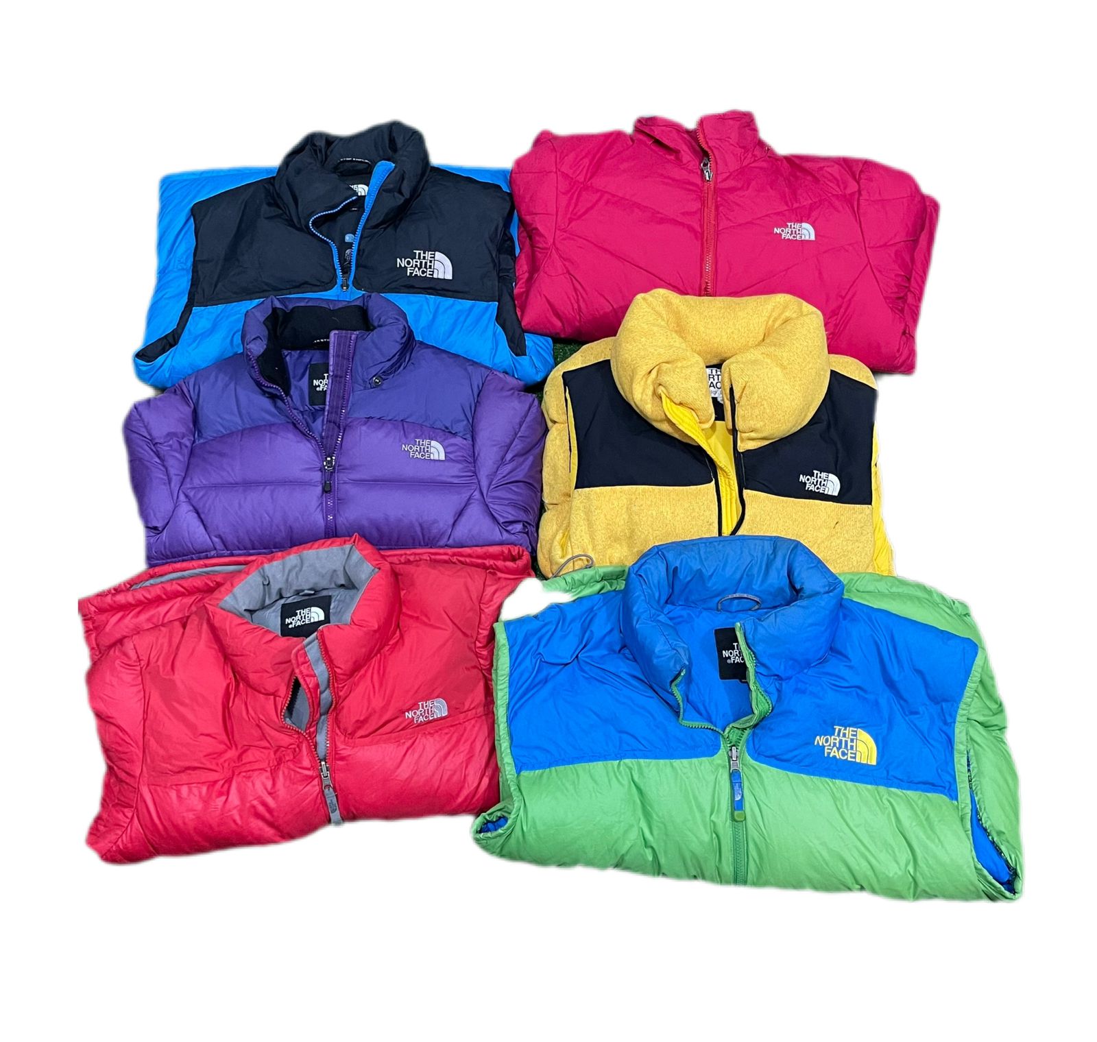 TNF nuptse 700 jackets 13 pcs