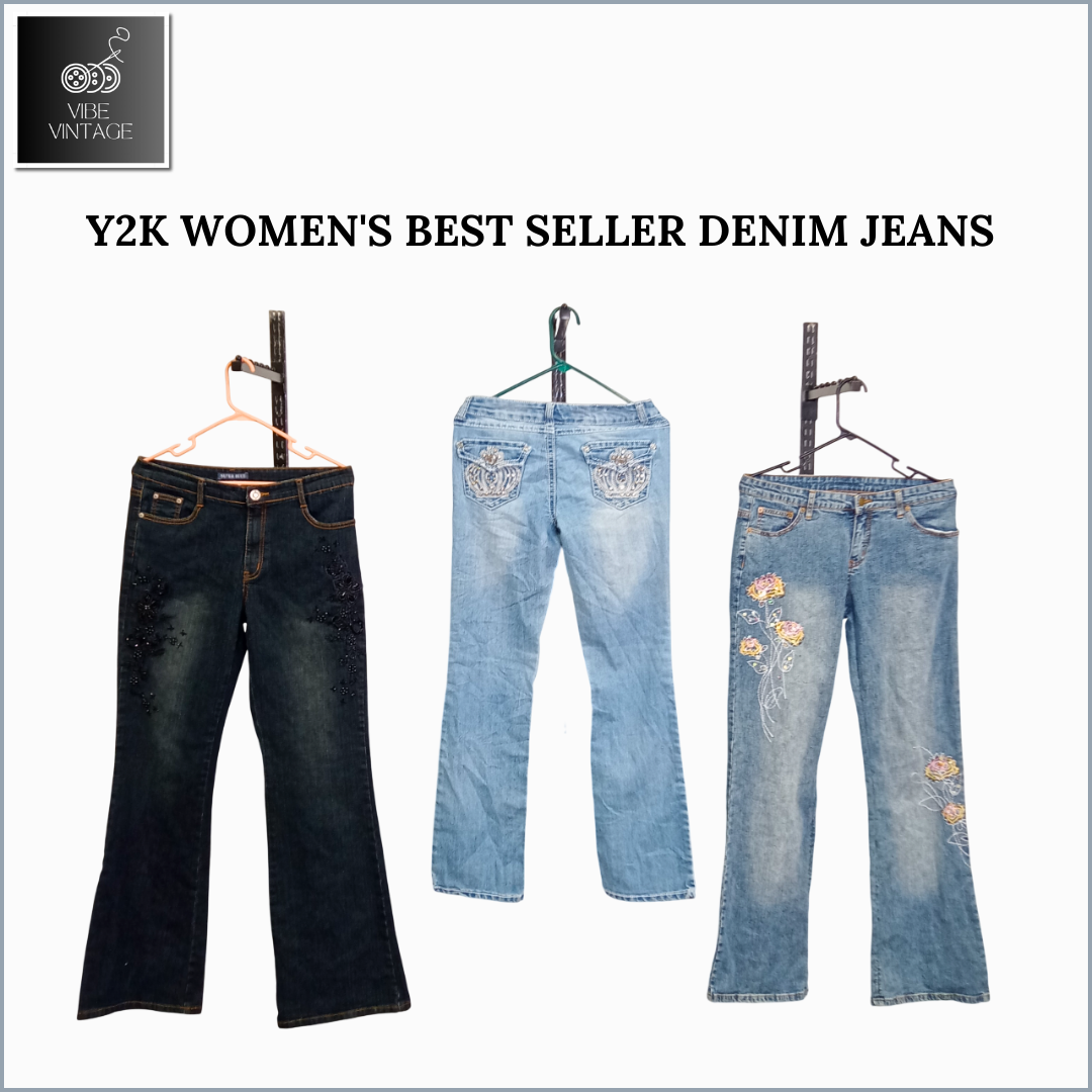 Y2K BEST SELLER DENIM JEANS - 10 PCS