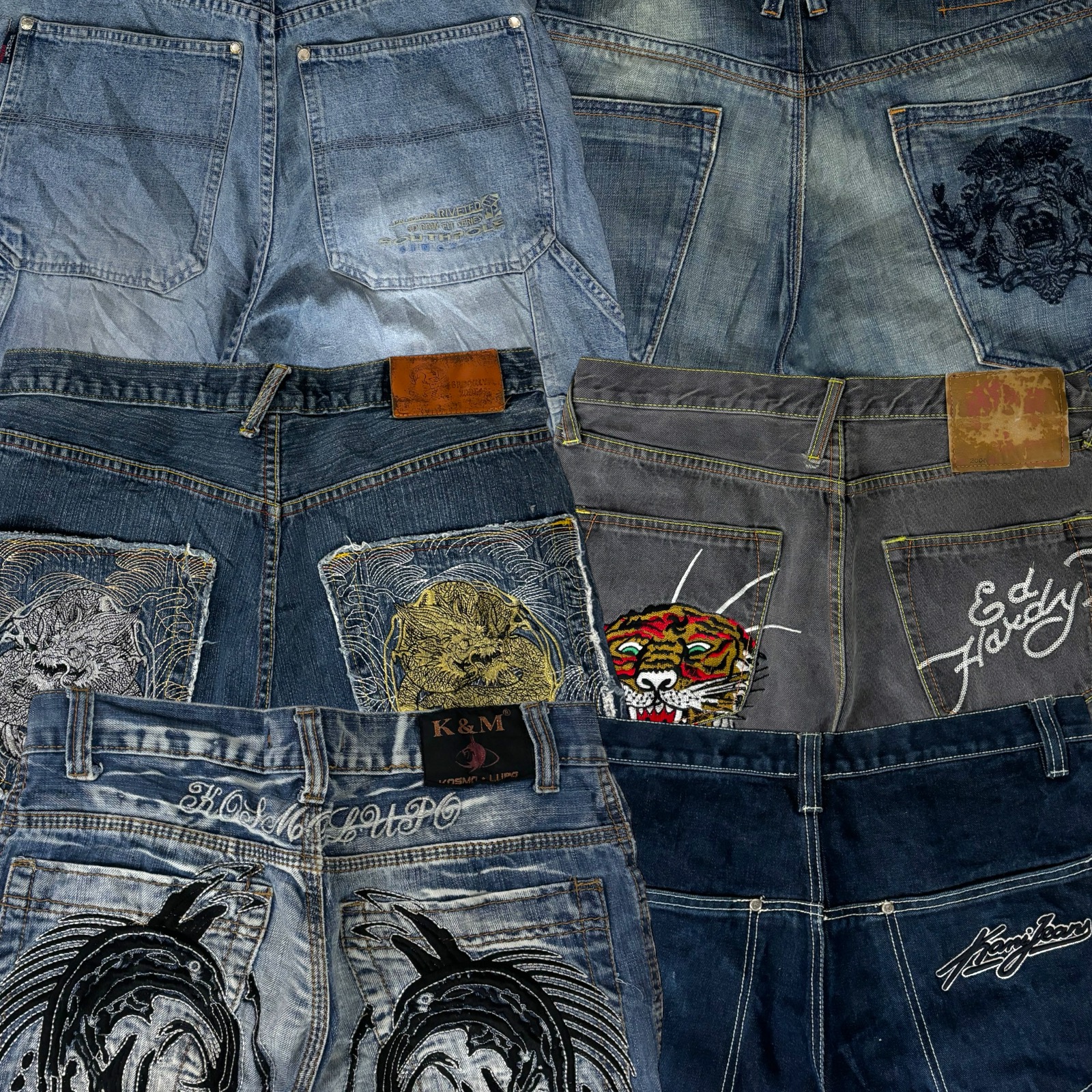 Y2k Hip Hop Baggy Jeans 20 pcs (B63)