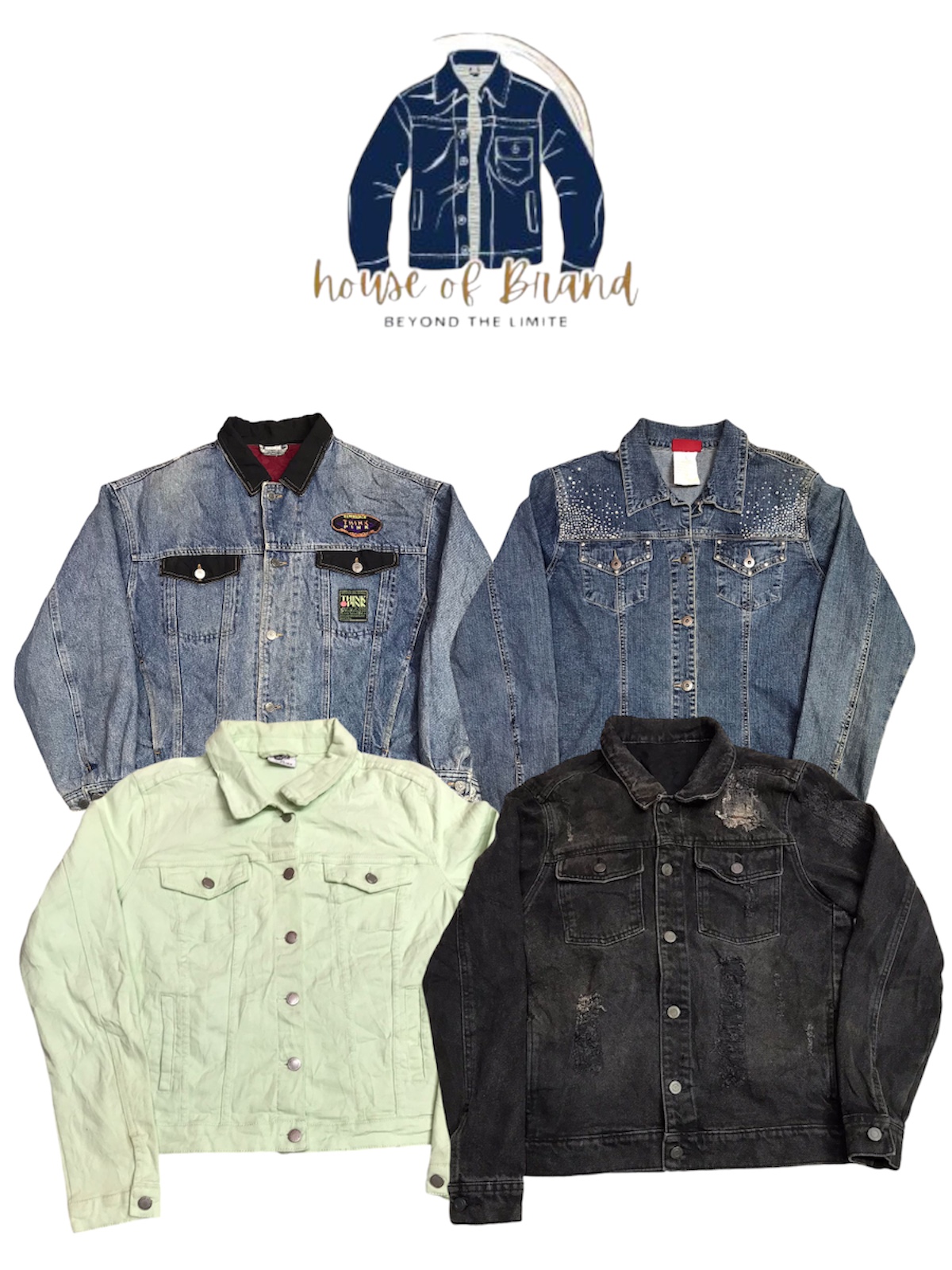 Y2k denim jackets