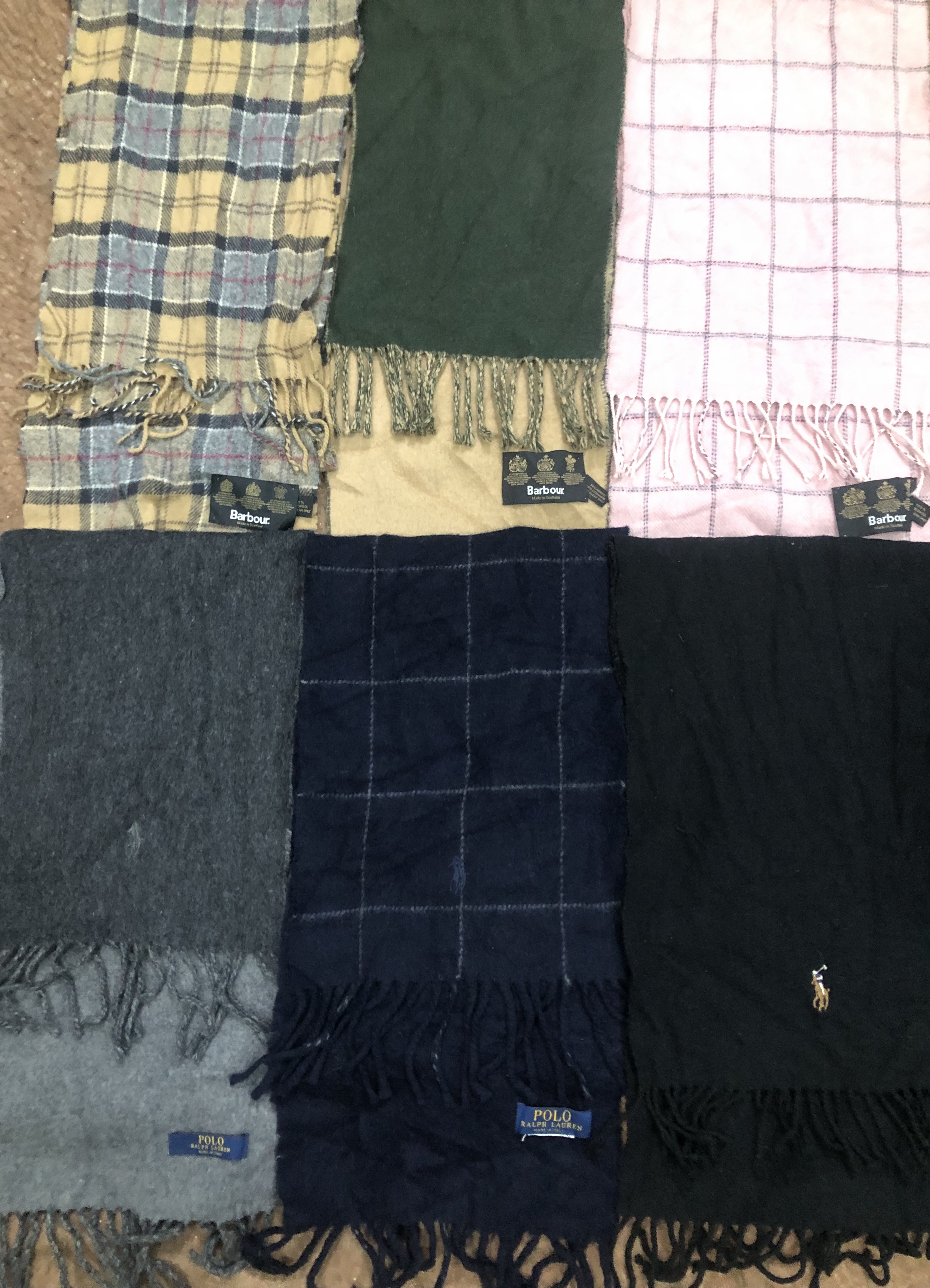 Polo And Barbour Scarves