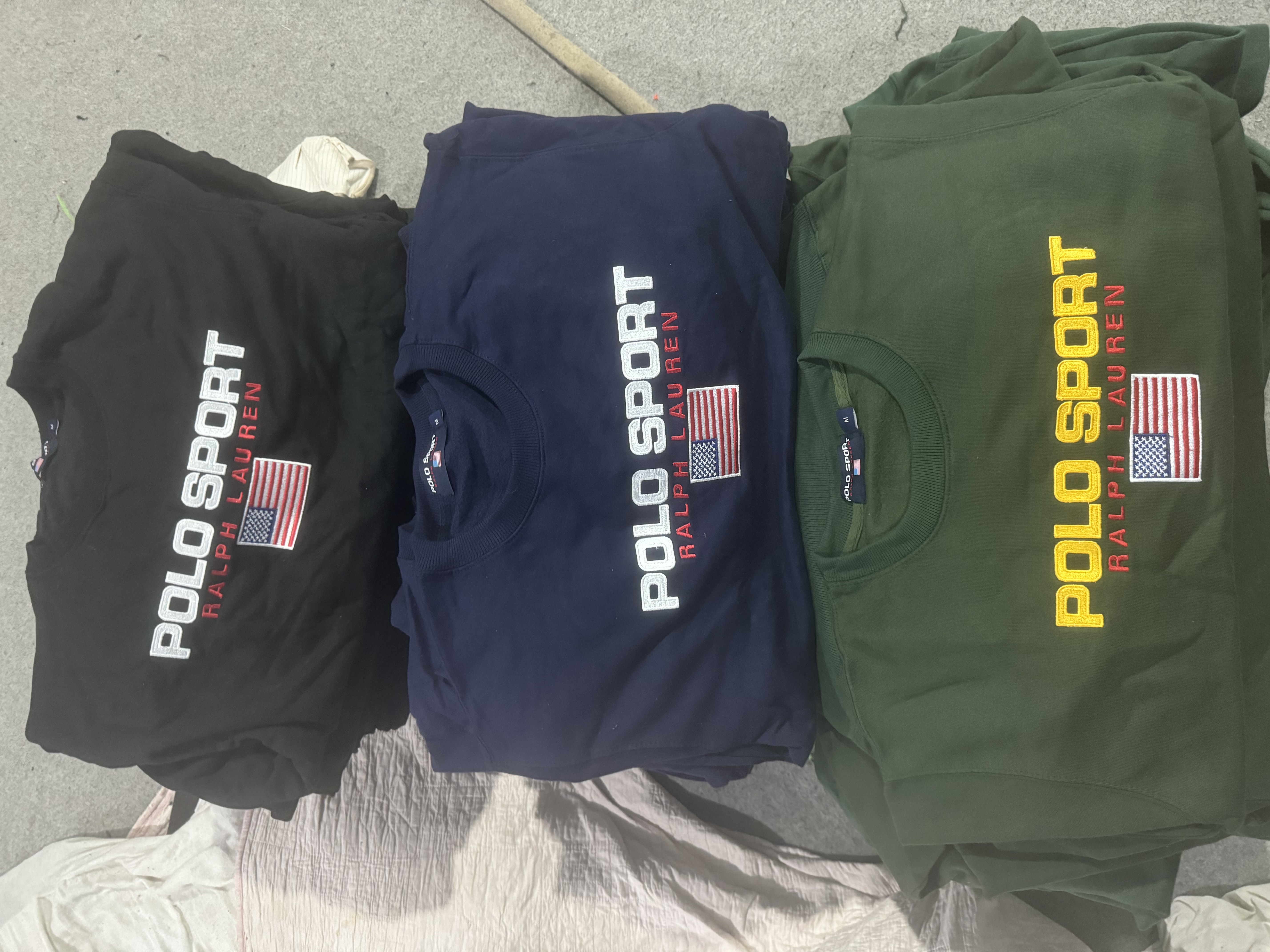 Rework style polo sports sweatshirts 50 pcs