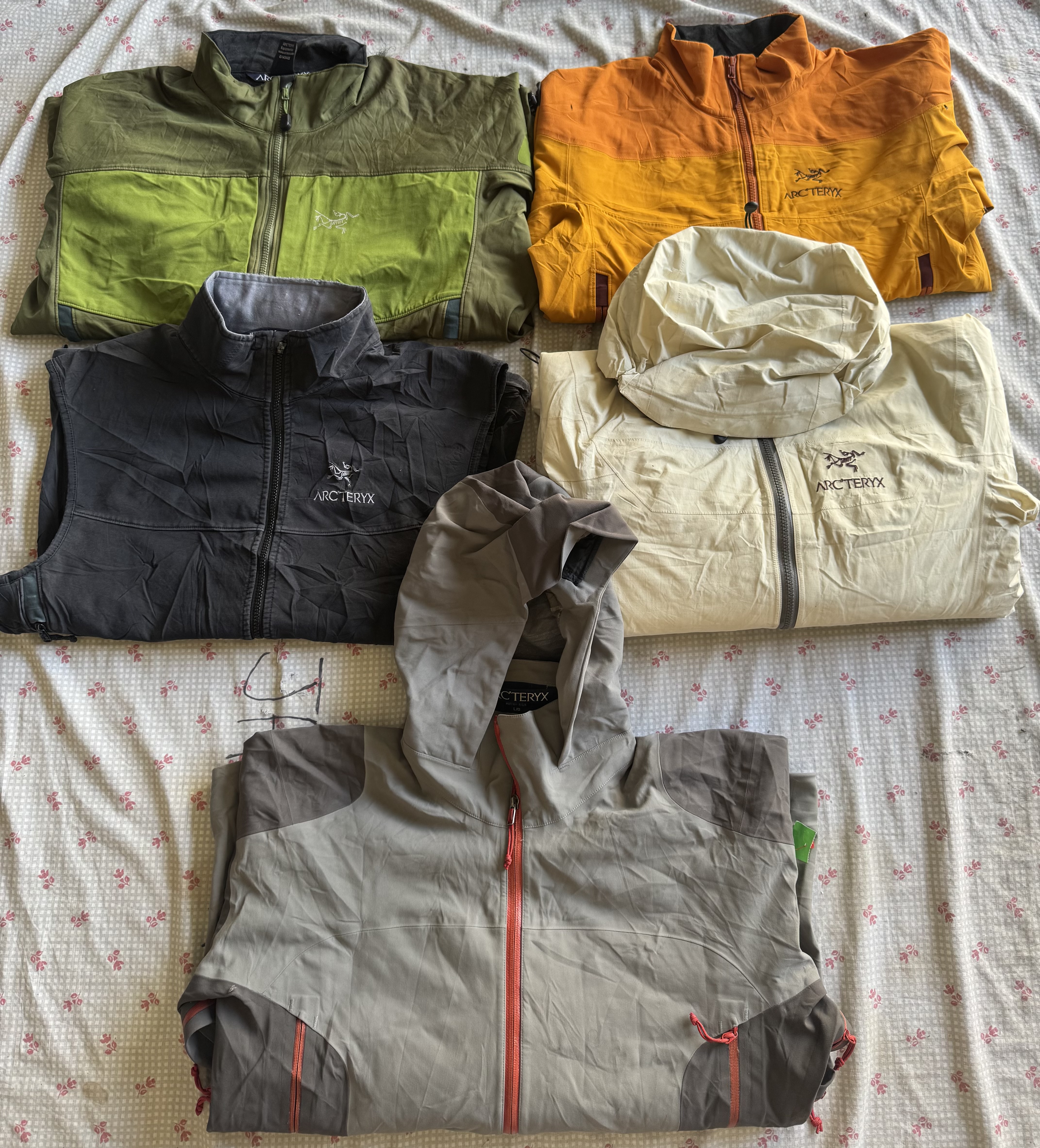 Arc'Teryx Jackets 5 pieces