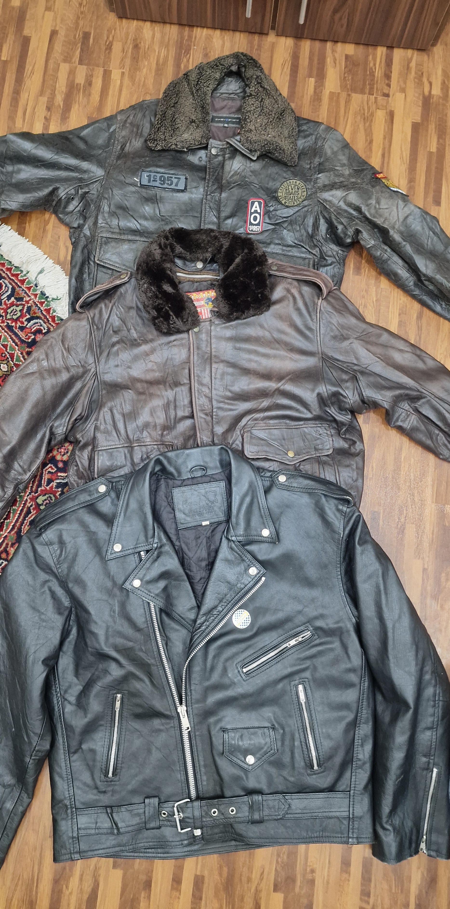 Mens bomber leather jackets