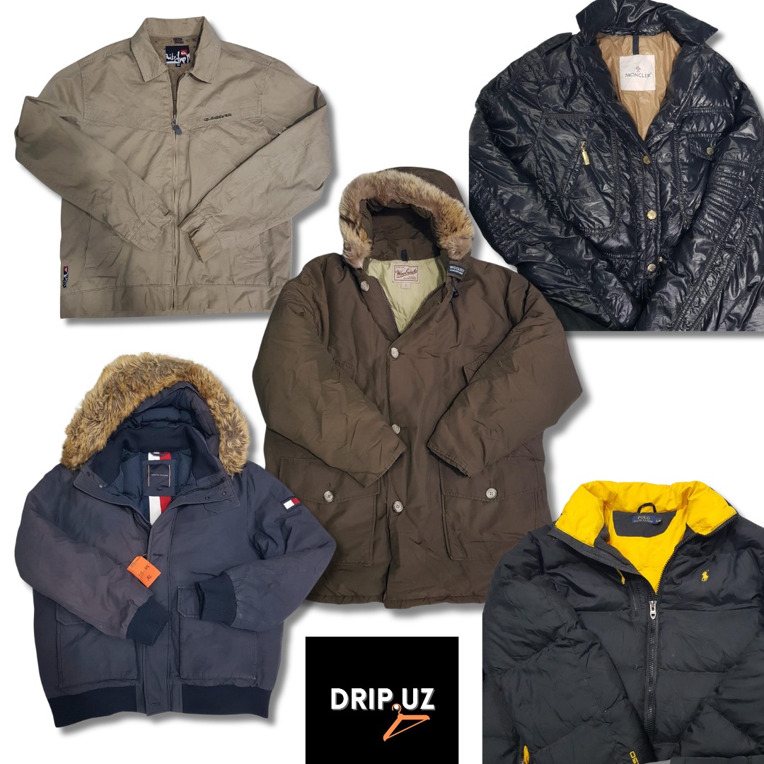 Moncler, Ralph Lauren, Armani, Billabong, Quicksilver Pufferjacken K0812/E11